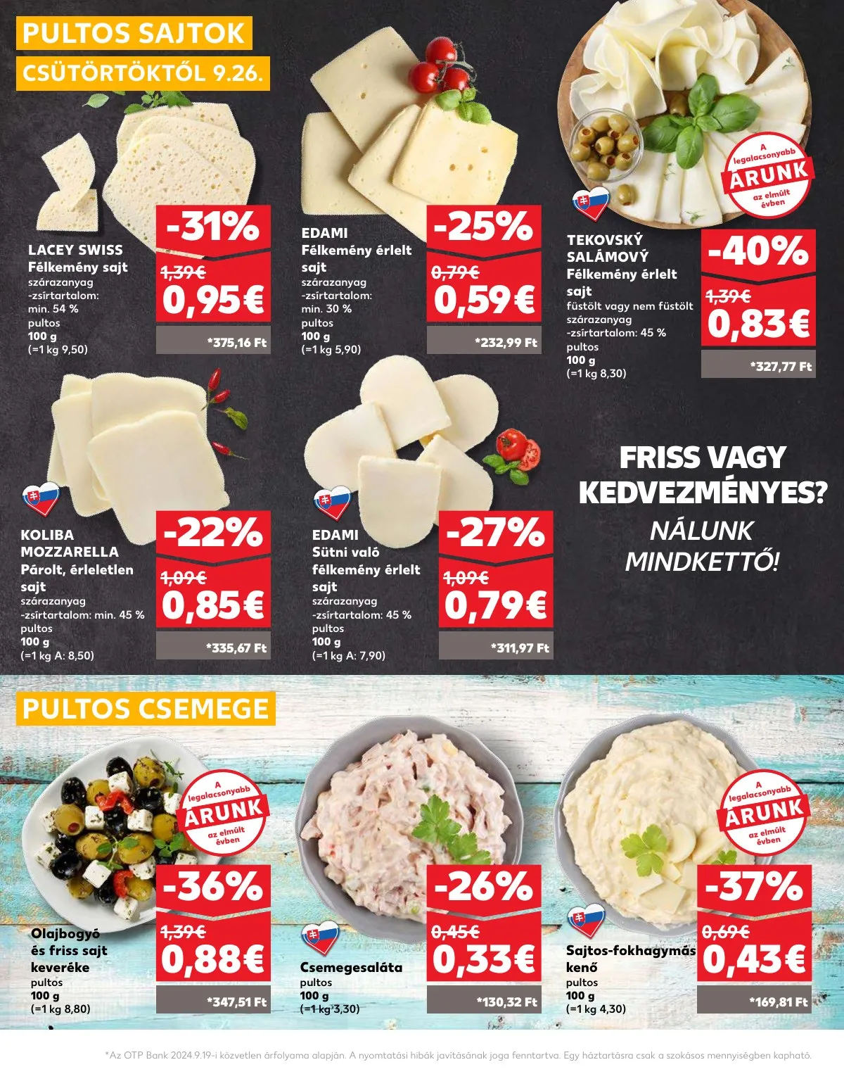 Kaufland akciós újság Somorja Dunaszerdahely Nagymegyer 09.26–10.02 – 14. oldal