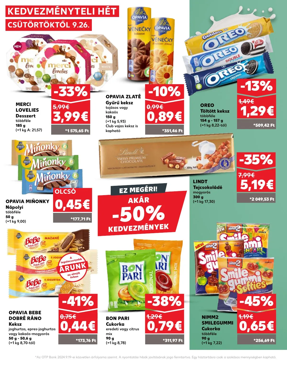 Kaufland akciós újság Somorja Dunaszerdahely Nagymegyer 09.26–10.02 – 20. oldal