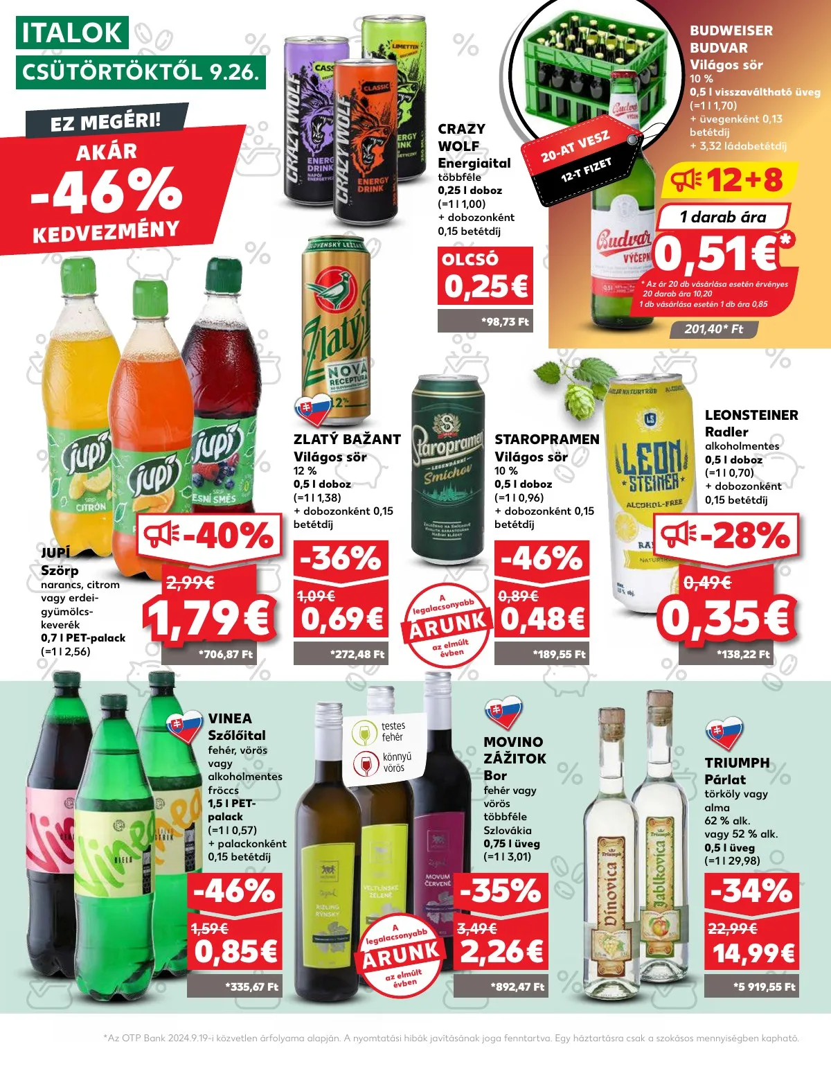 Kaufland akciós újság Somorja Dunaszerdahely Nagymegyer 09.26–10.02 – 28. oldal