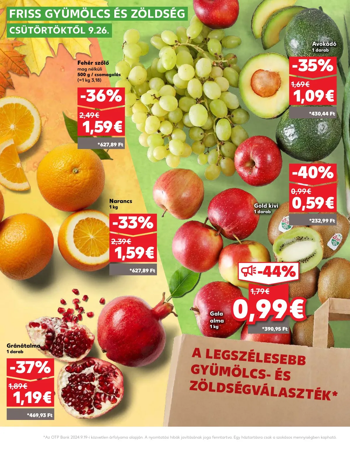 Kaufland akciós újság Somorja Dunaszerdahely Nagymegyer 09.26–10.02 – 4. oldal