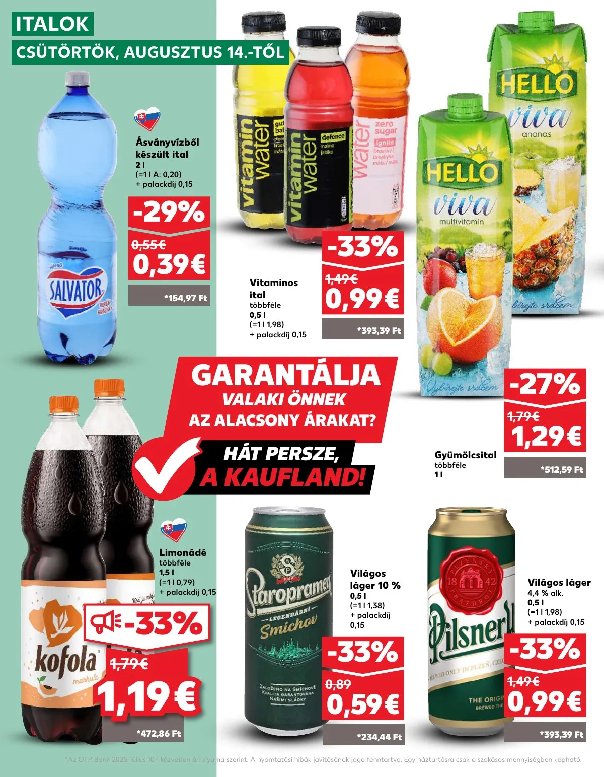Kaufland akciós újság Somorja 08.14–08.20 – 28. oldal