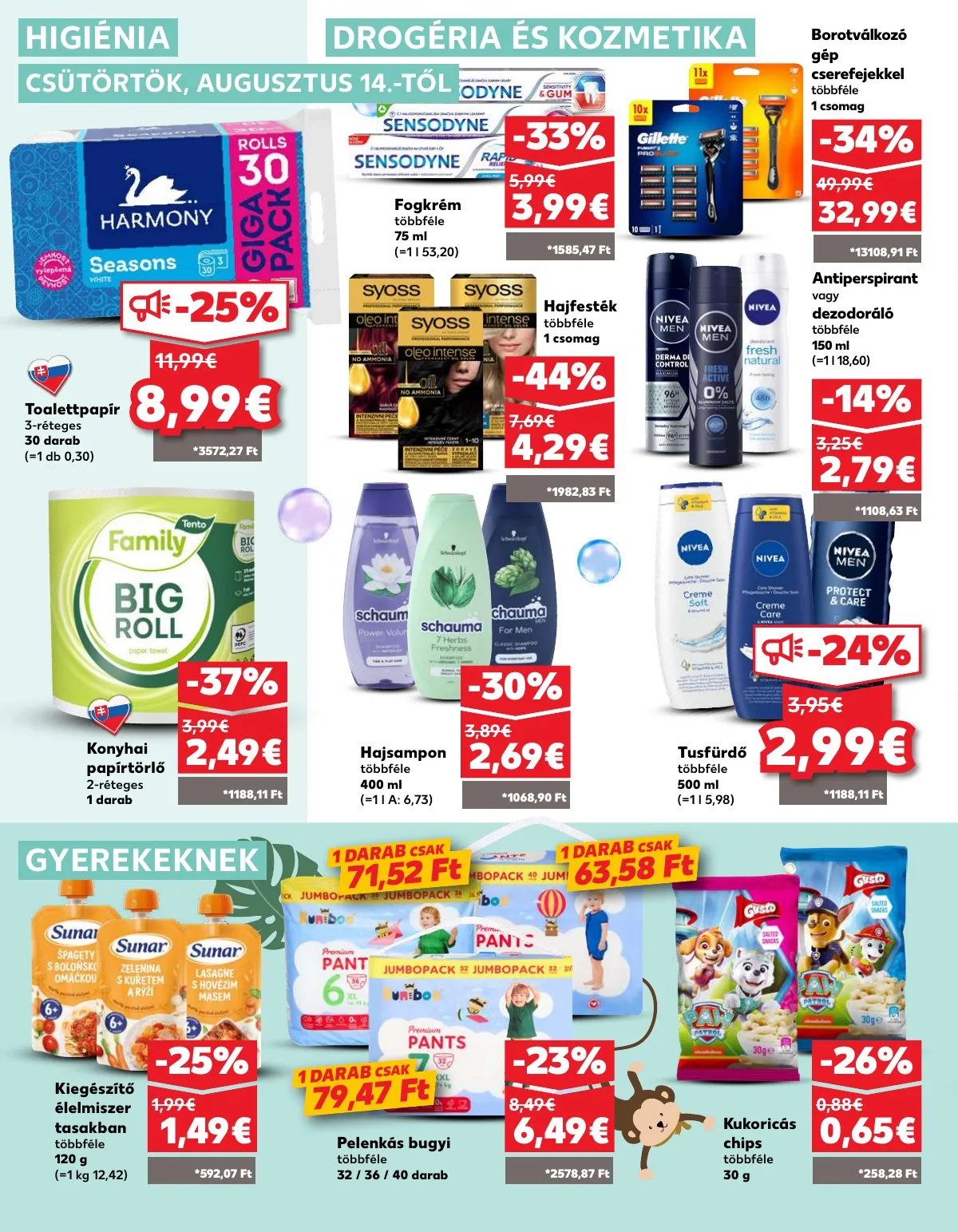 Kaufland akciós újság Somorja 08.14–08.20 – 32. oldal