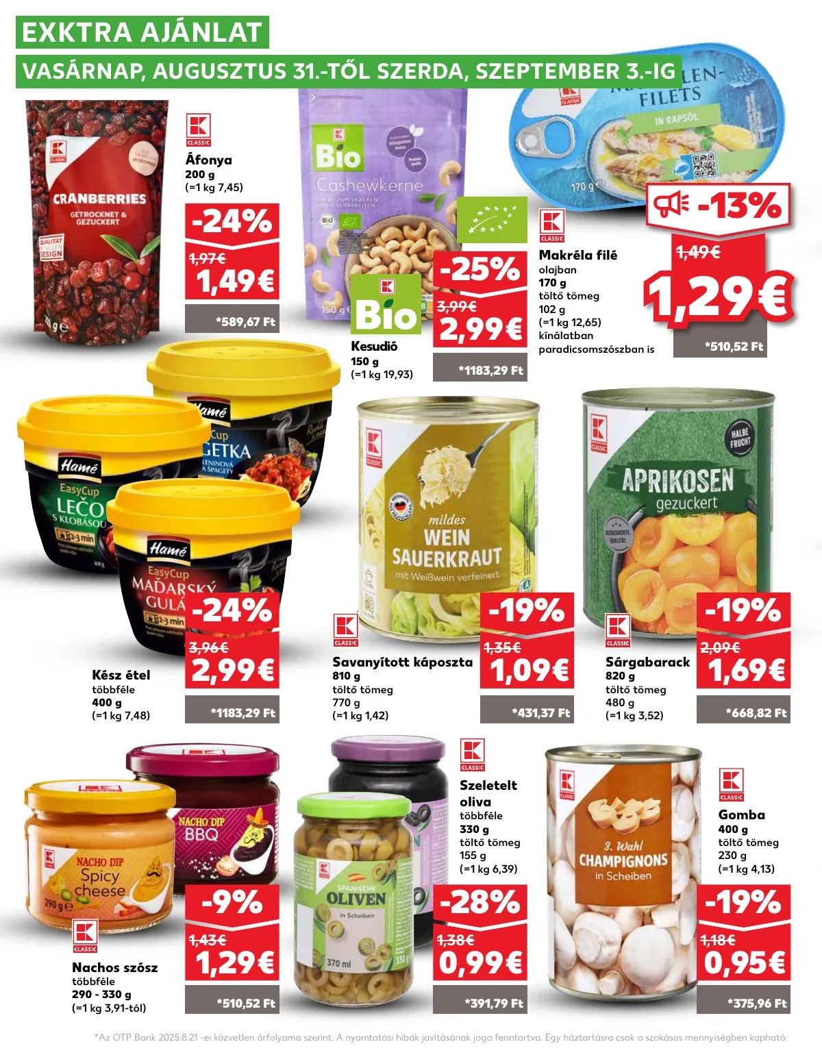 Kaufland akciós újság Somorja 08.28–09.03 – 38. oldal