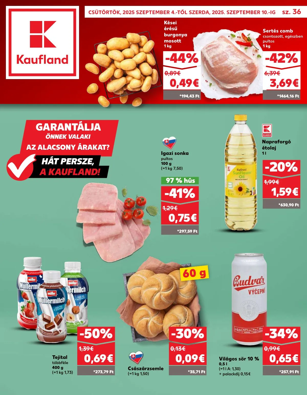 Kaufland akciós újság Somorja 09.04–09.10