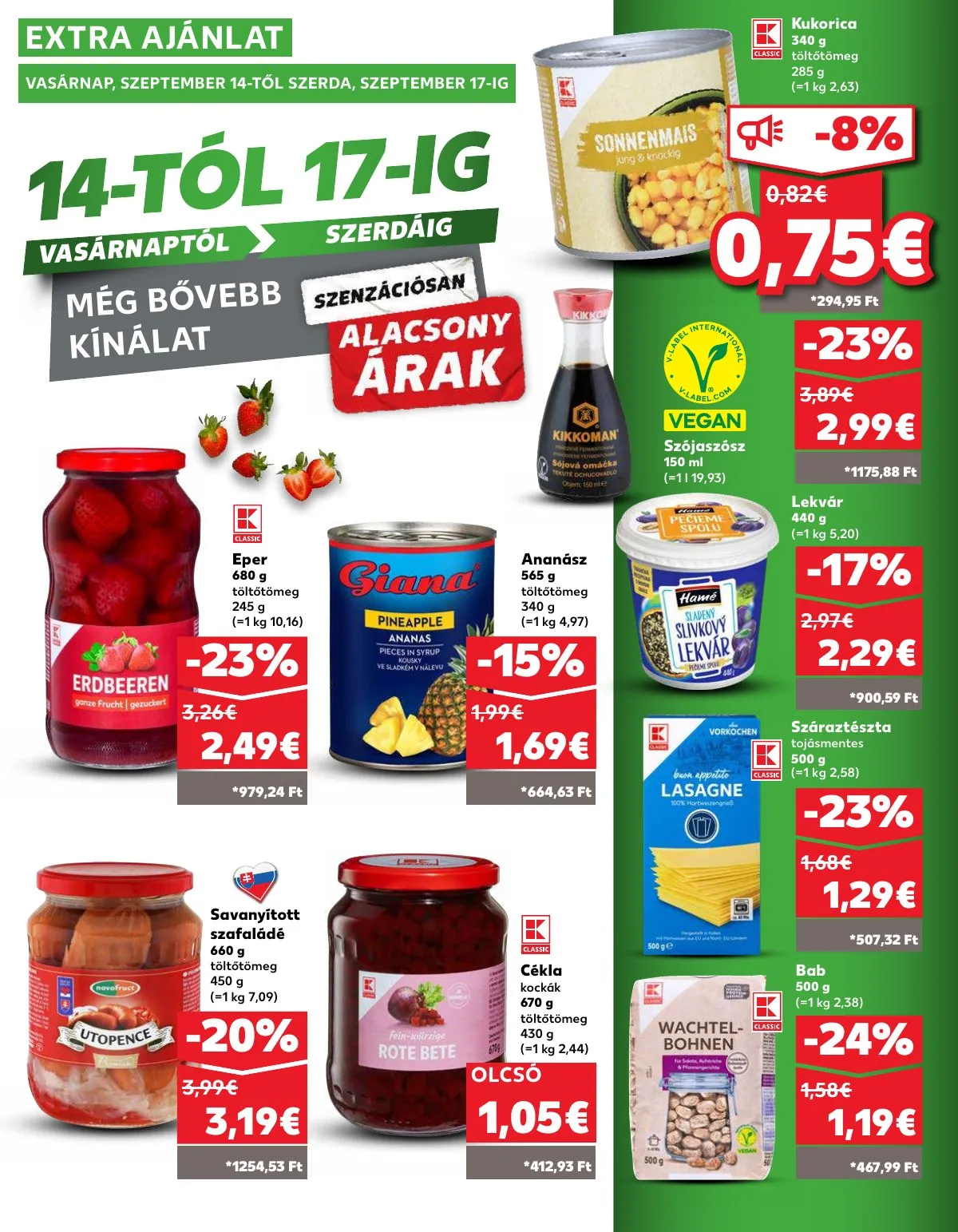 Kaufland akciós újság Somorja 09.11–09.17 – 38. oldal