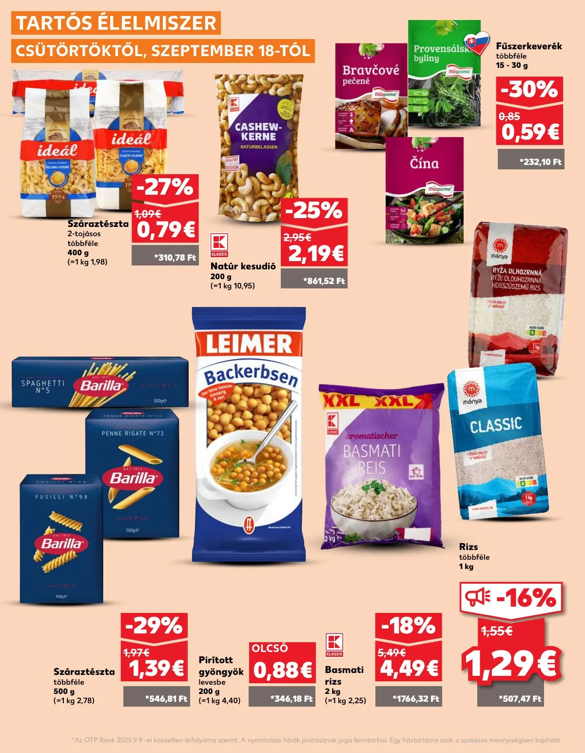 Kaufland akciós újság Somorja 09.18–09.24 – 26. oldal