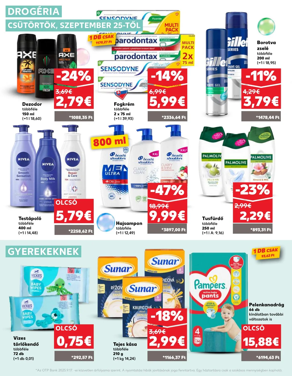 Kaufland akciós újság Somorja 09.25–10.01 – 32. oldal