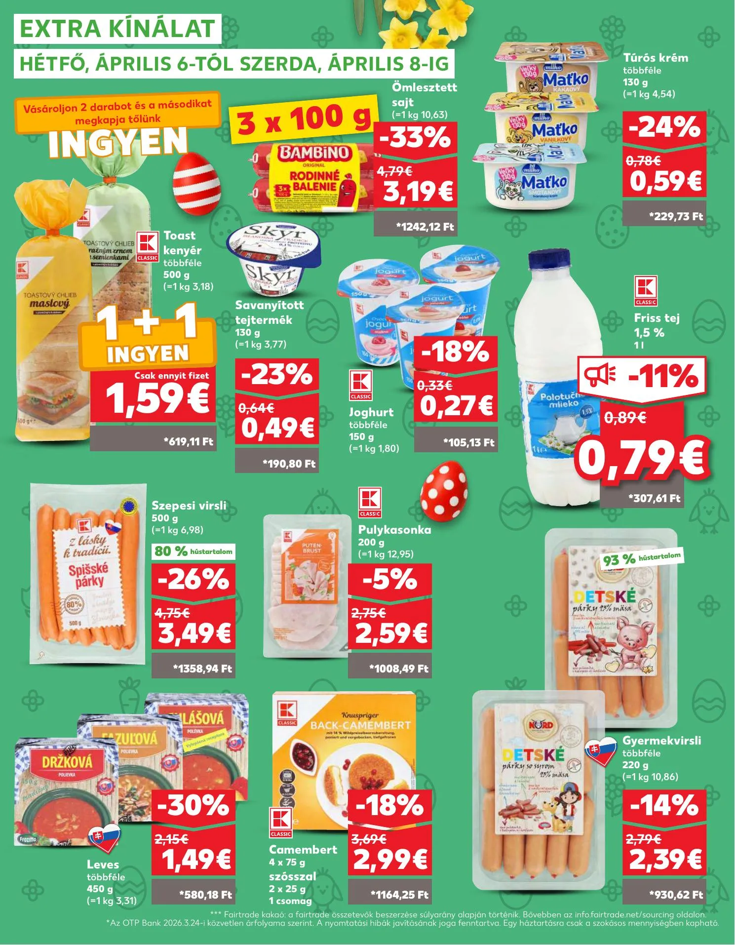 Kaufland akciós újság Somorja 04.01–04.08 – 32. oldal