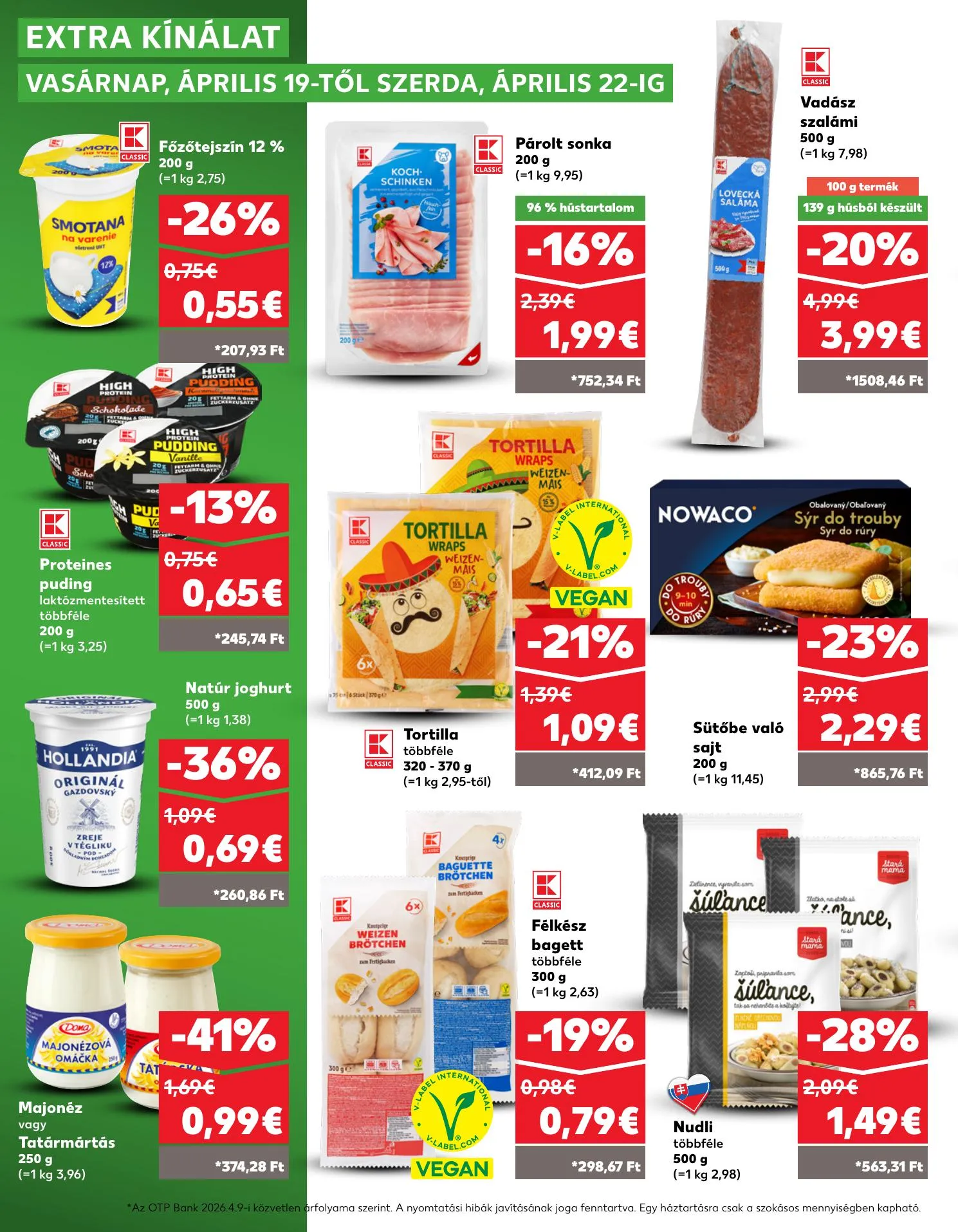 Kaufland akciós újság Somorja 04.16–04.22 – 32. oldal