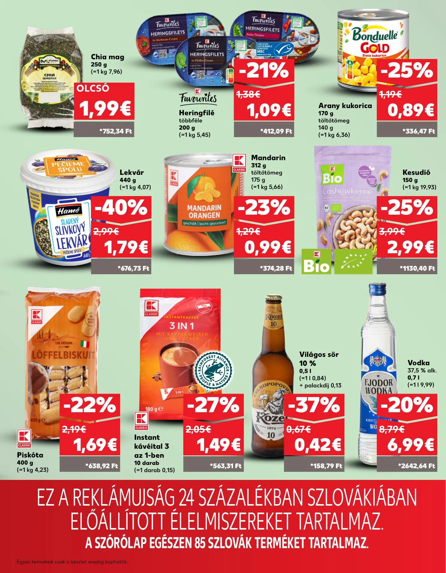 Kaufland akciós újság Somorja 04.16–04.22 – 33. oldal