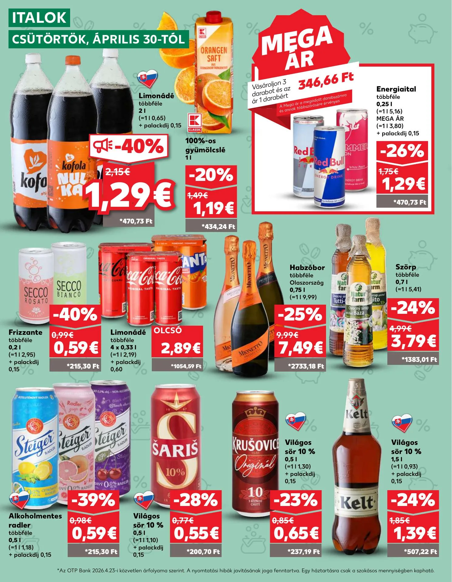 Kaufland akciós újság Somorja 04.30–05.06 – 26. oldal
