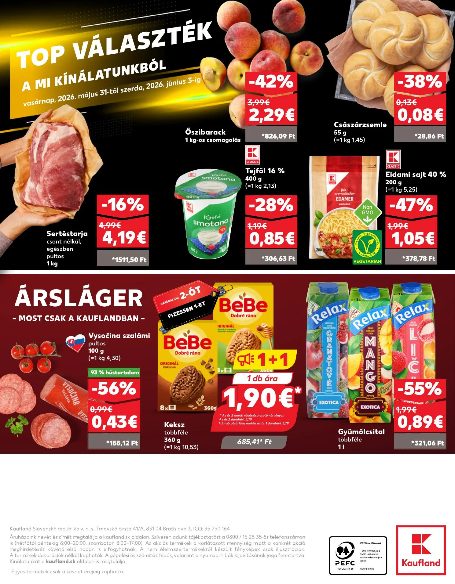 Kaufland akciós újság Somorja 05.28–06.03 – 32. oldal