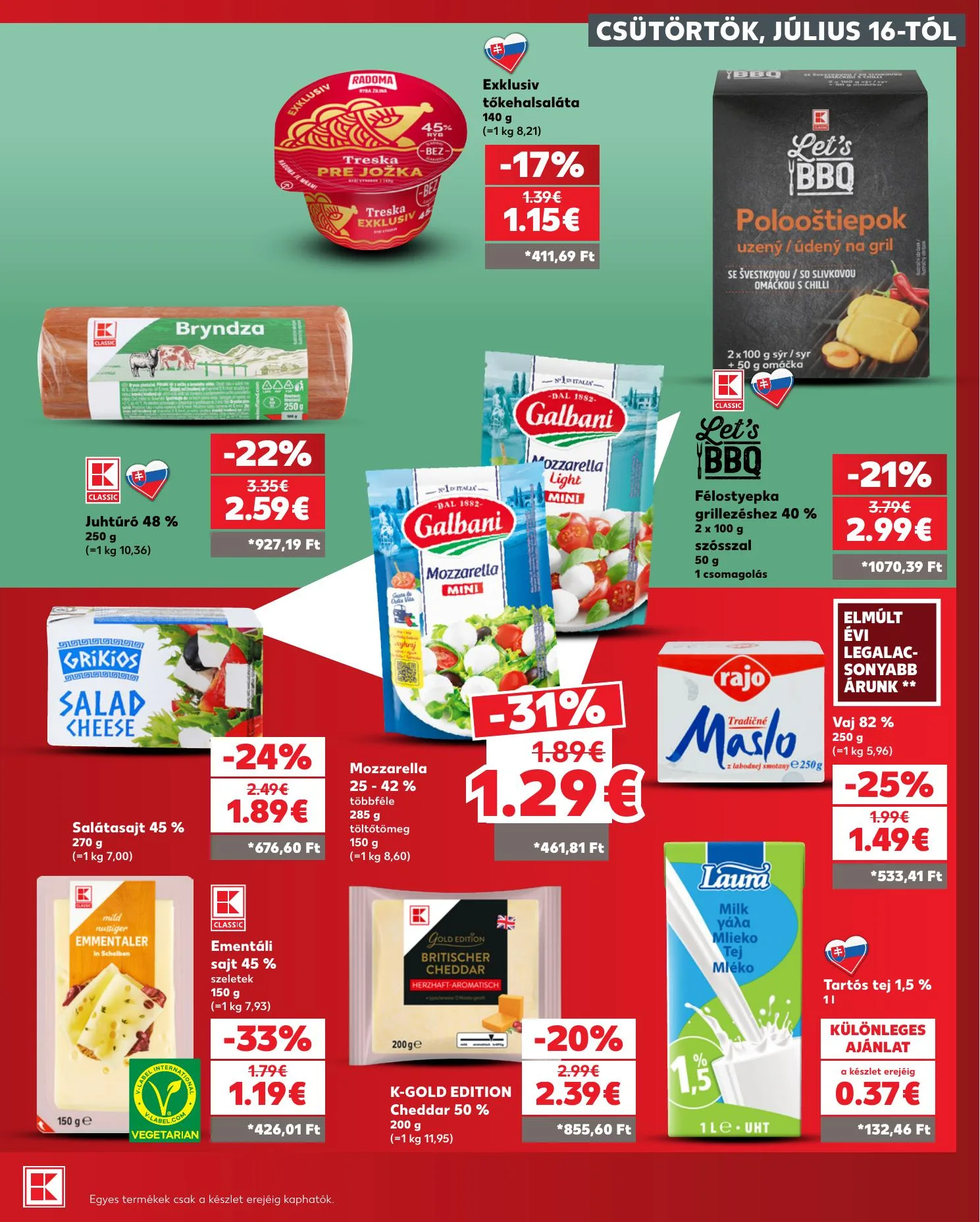 Kaufland akciós újság Somorja 07.16–07.22 – 17. oldal