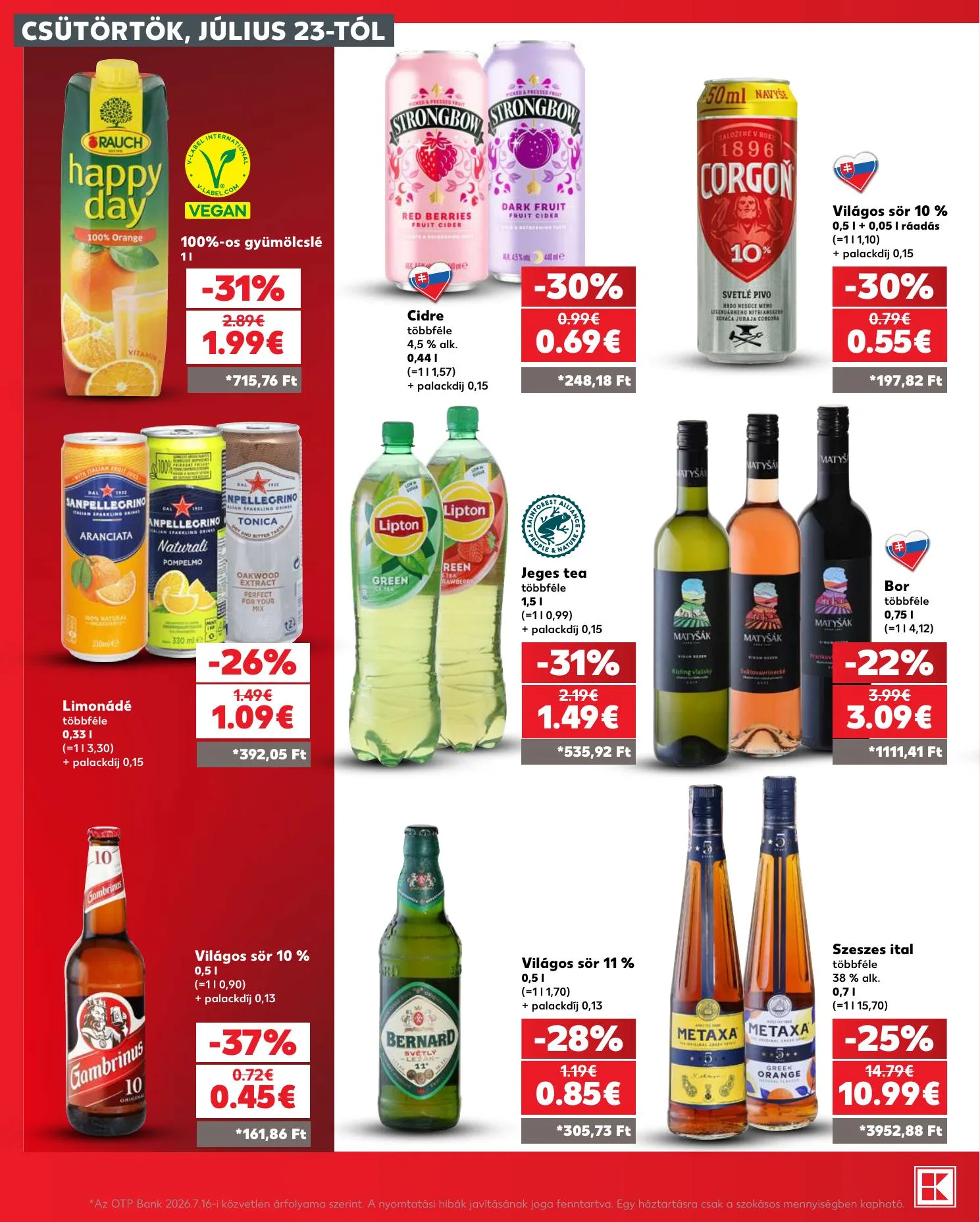 Kaufland akciós újság Somorja 07.23–07.29 – 26. oldal