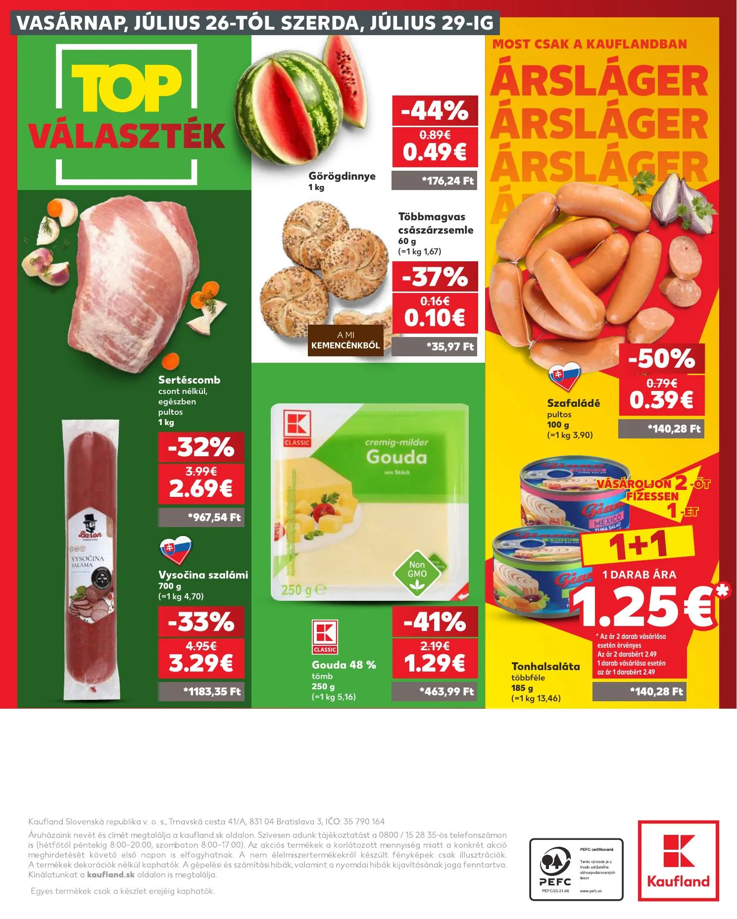 Kaufland akciós újság Somorja 07.23–07.29 – 34. oldal