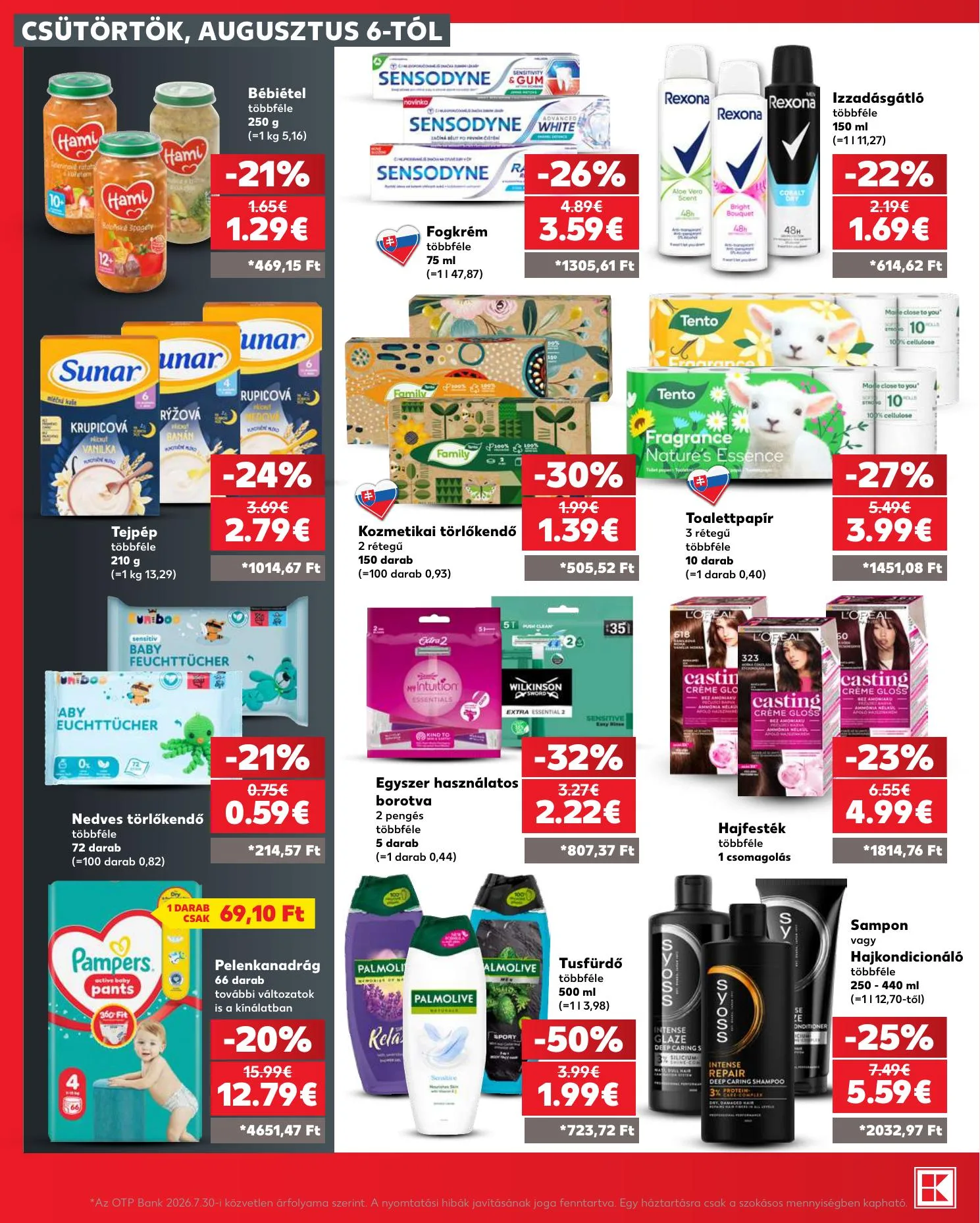 Kaufland akciós újság Somorja 08.06–08.12 – 28. oldal