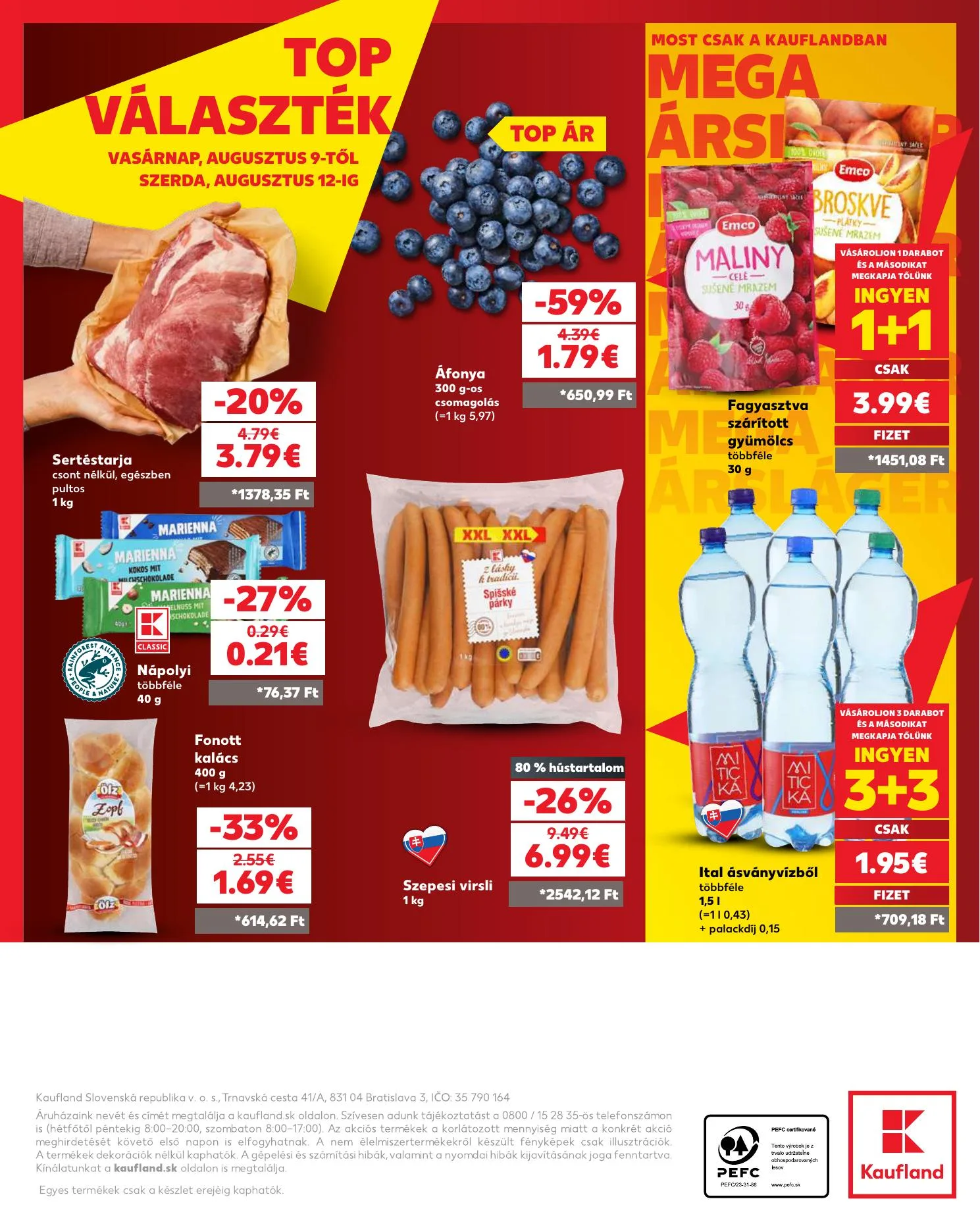 Kaufland akciós újság Somorja 08.06–08.12 – 34. oldal