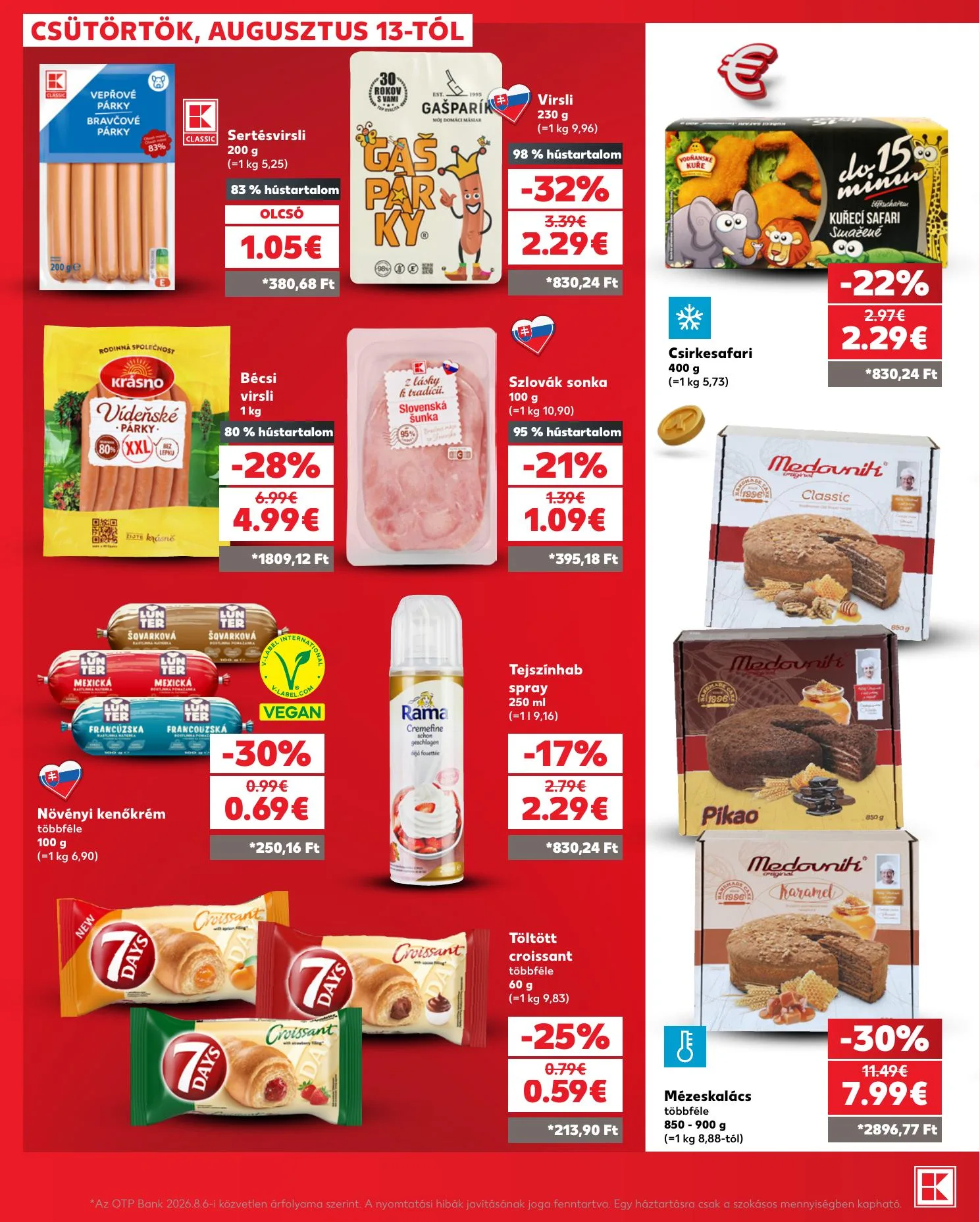 Kaufland akciós újság Somorja 08.13–08.19 – 14. oldal