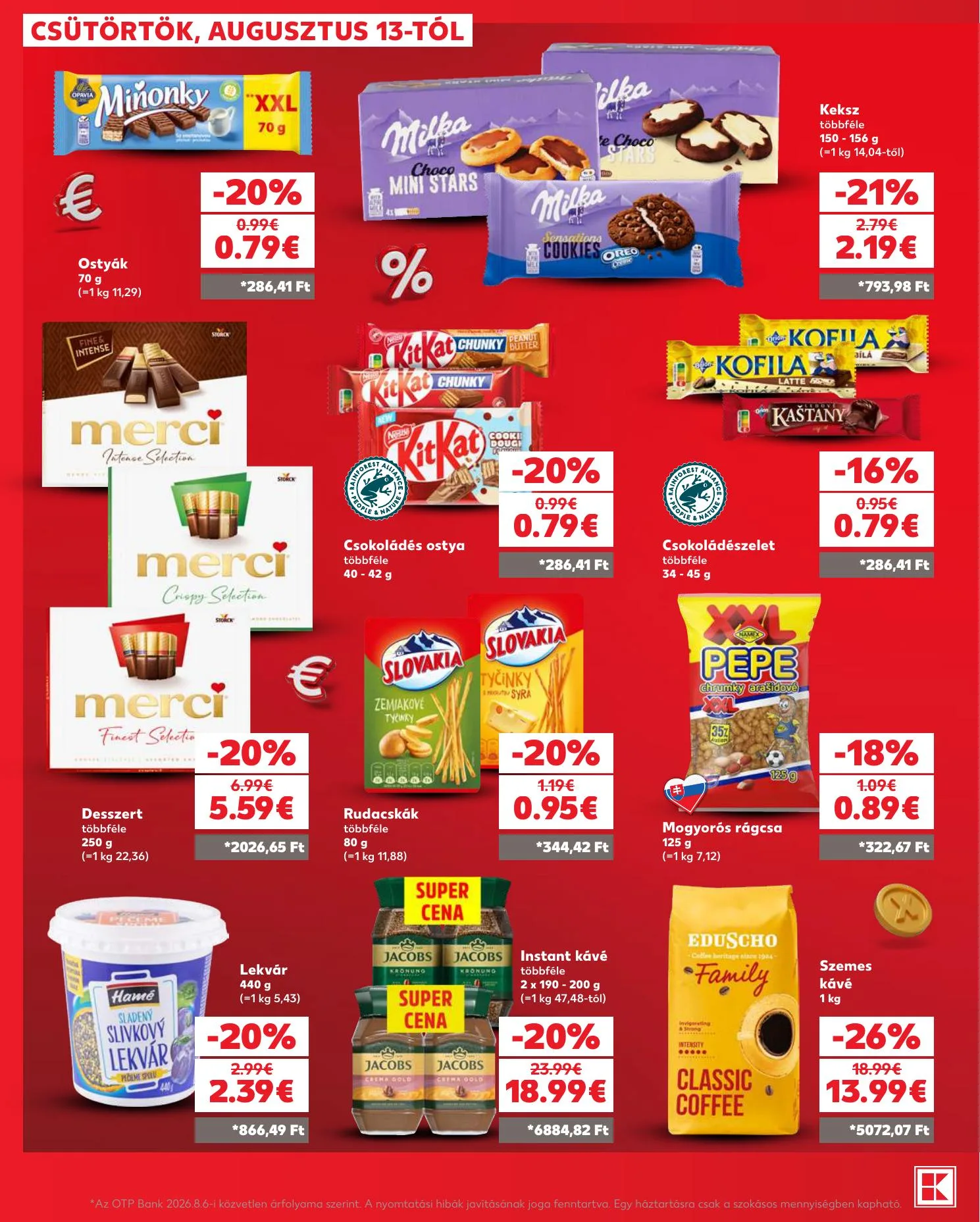 Kaufland akciós újság Somorja 08.13–08.19 – 16. oldal