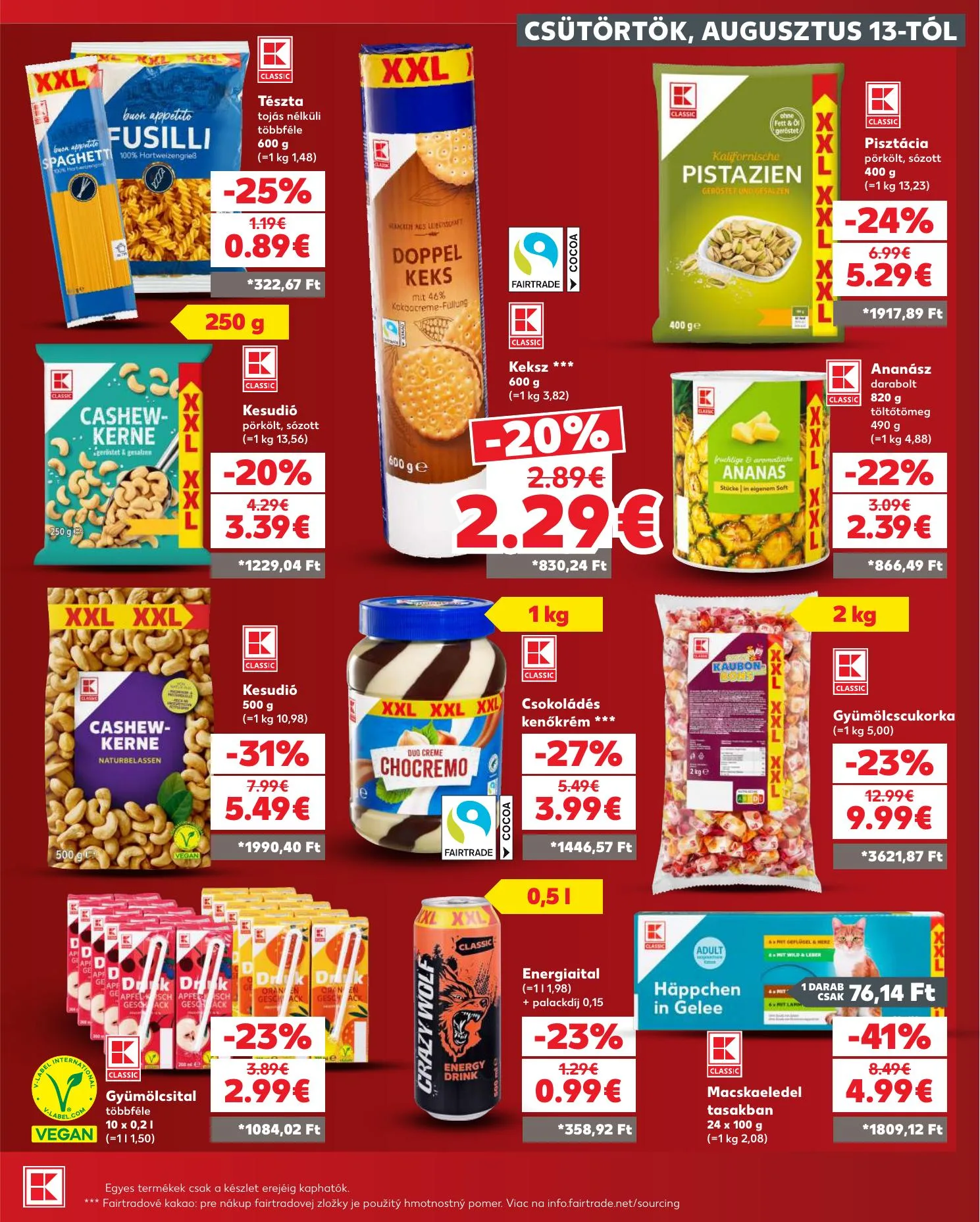 Kaufland akciós újság Somorja 08.13–08.19 – 23. oldal