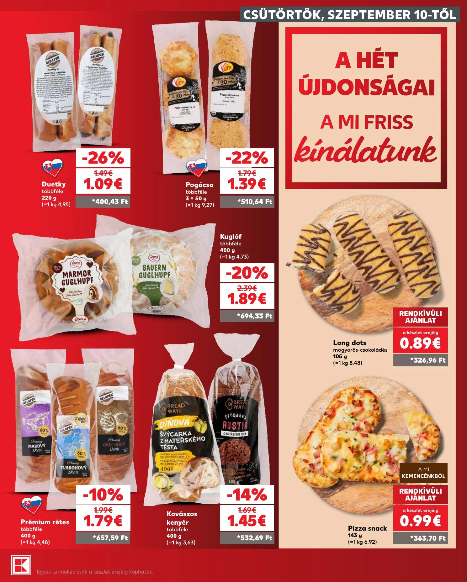 Kaufland akciós újság Szlovákia Dunaszerdahely Nagymegyer 09.10–09.16 – 11. oldal