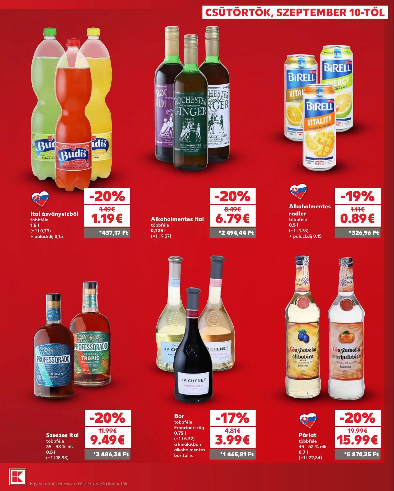 Kaufland akciós újság Szlovákia Dunaszerdahely Nagymegyer 09.10–09.16 – 21. oldal