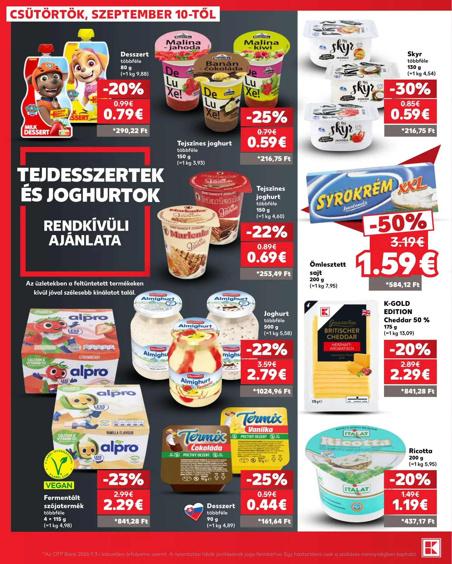 Kaufland akciós újság Szlovákia Dunaszerdahely Nagymegyer 09.10–09.16 – 24. oldal