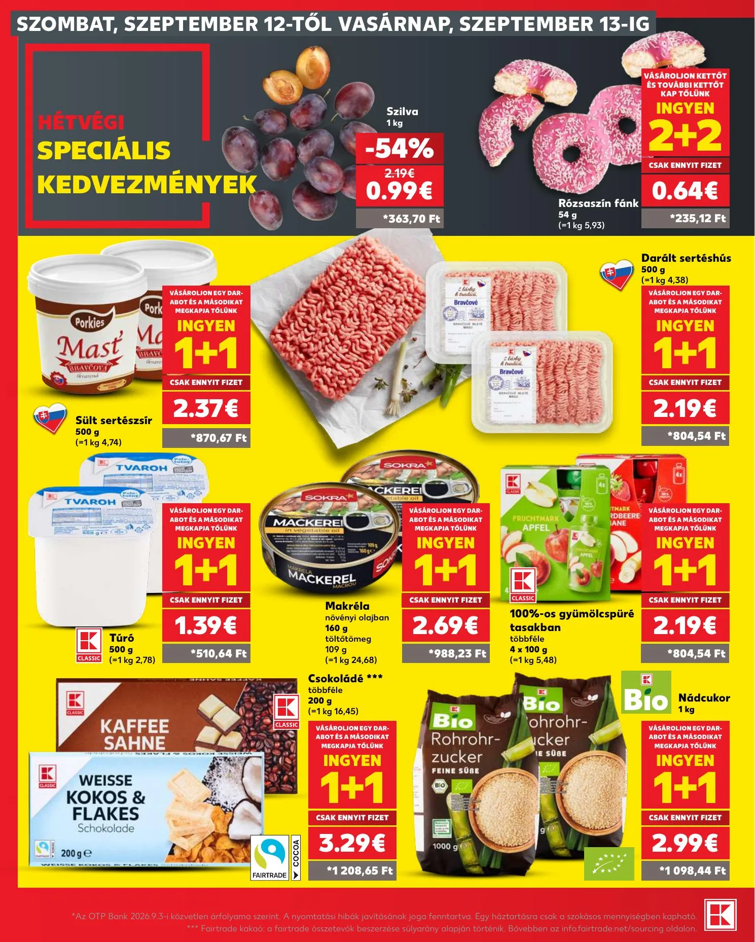 Kaufland akciós újság Szlovákia Dunaszerdahely Nagymegyer 09.10–09.16 – 38. oldal