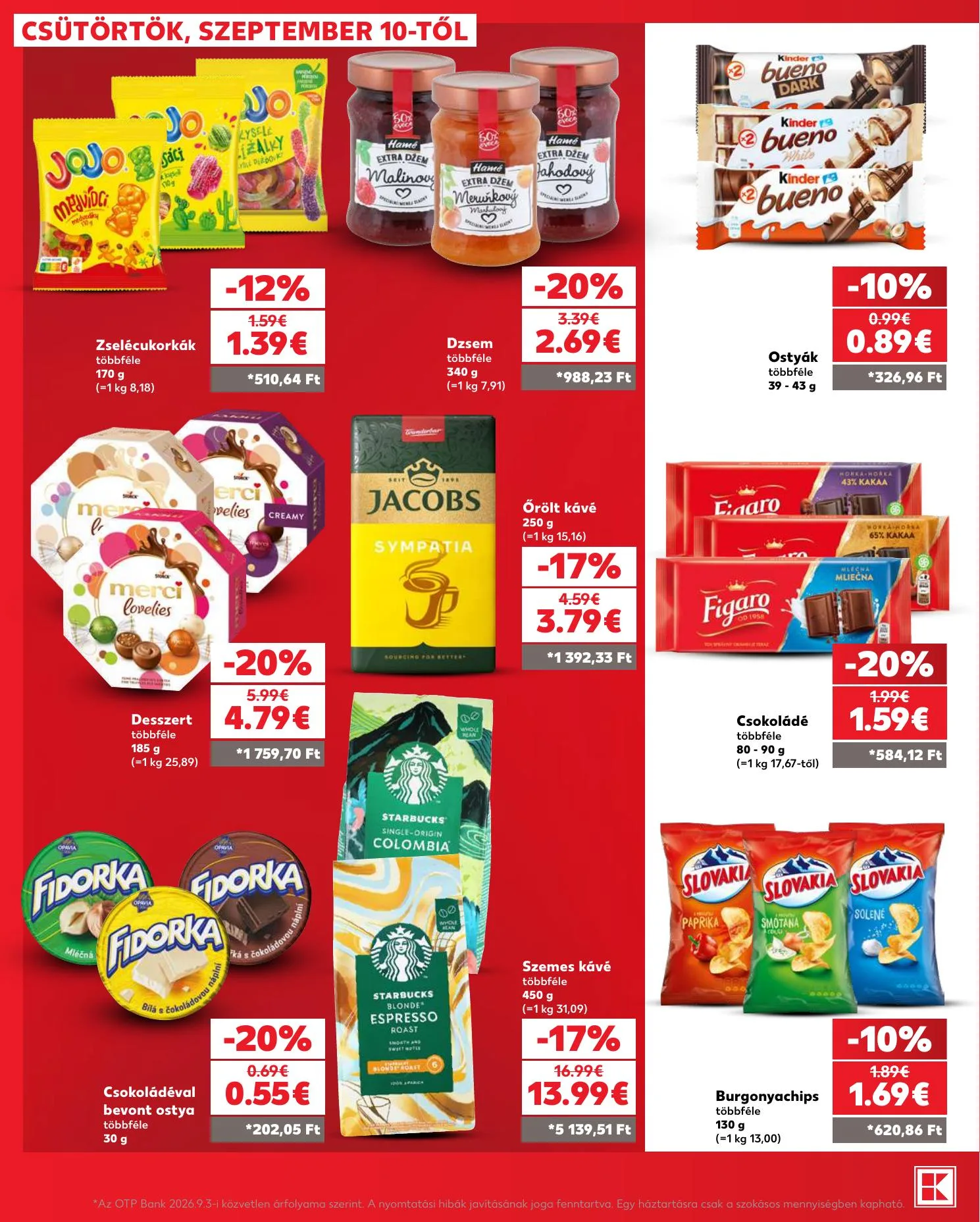 Kaufland akciós újság Szlovákia Losonc Rozsnyo Toketerebes Nagykurtos 09.10–09.16 – 20. oldal
