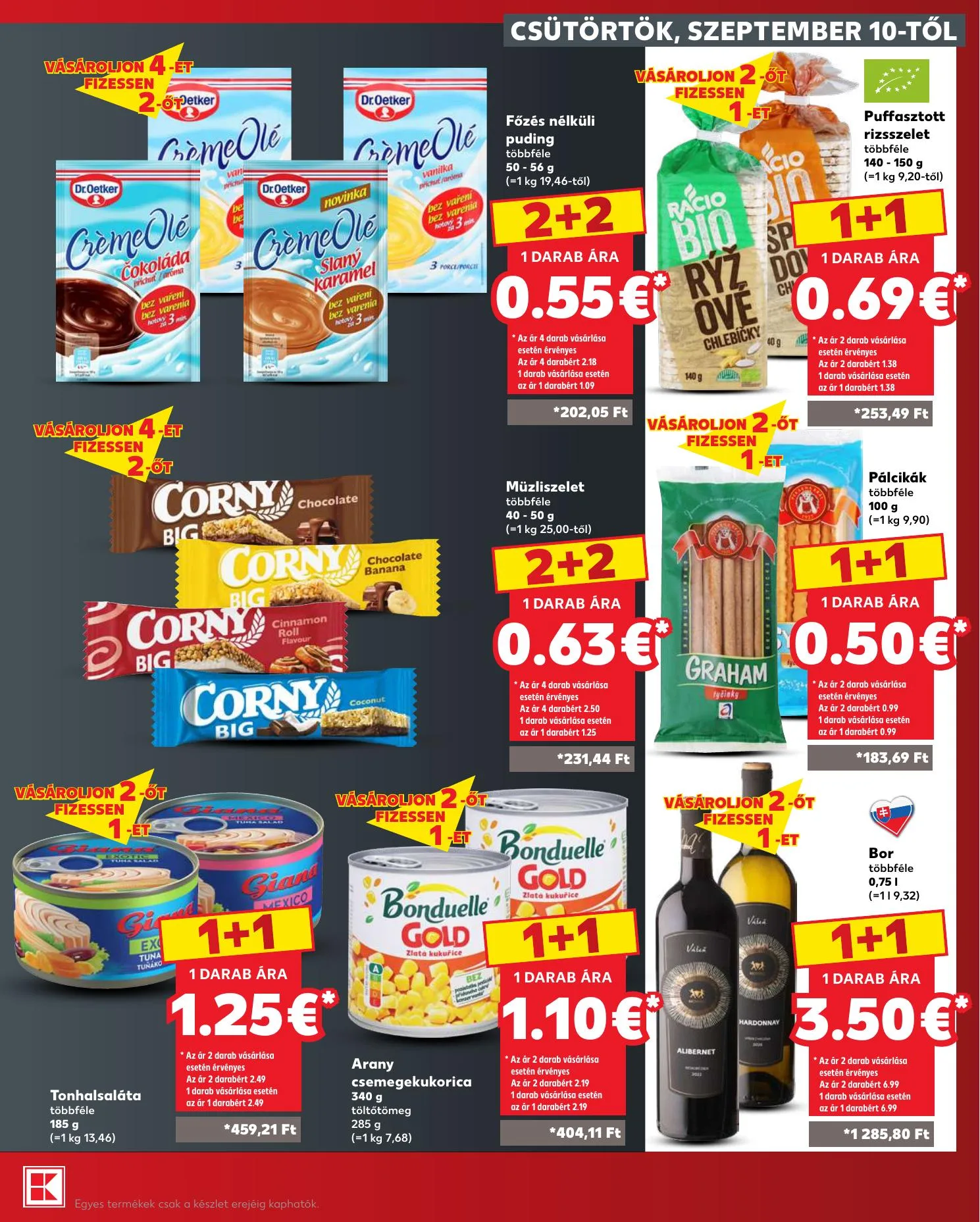 Kaufland akciós újság Szlovákia Losonc Rozsnyo Toketerebes Nagykurtos 09.10–09.16 – 23. oldal