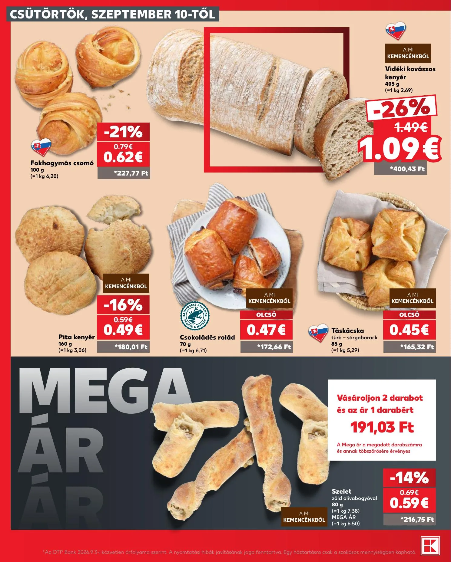 Kaufland akciós újság Szlovákia Pozsony Komarom 09.10–09.16 – 10. oldal