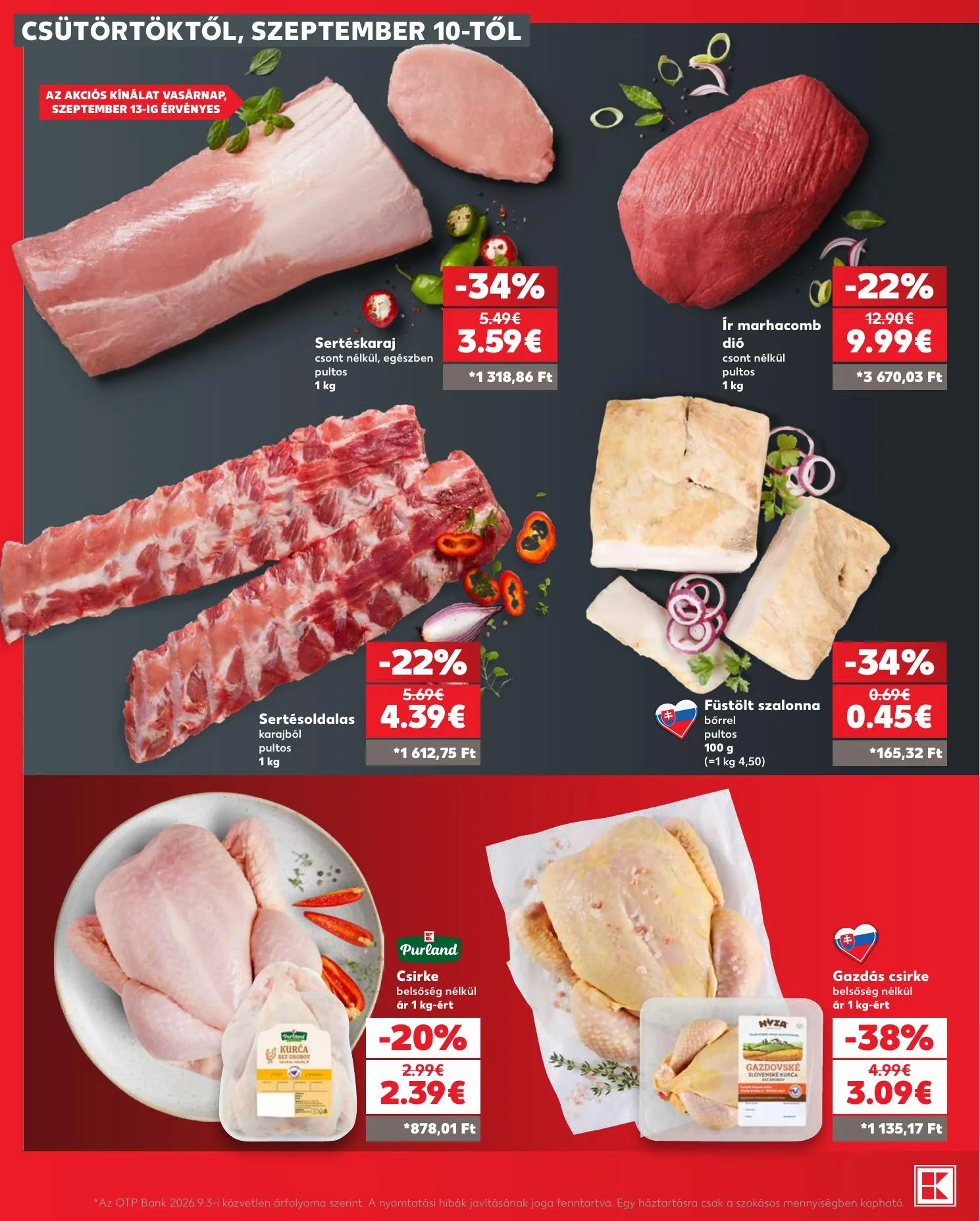 Kaufland akciós újság Szlovákia Pozsony Komarom 09.10–09.16 – 12. oldal