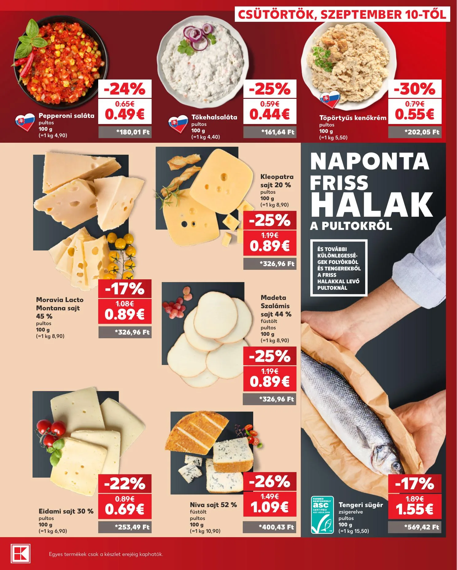 Kaufland akciós újság Szlovákia Pozsony Komarom 09.10–09.16 – 15. oldal