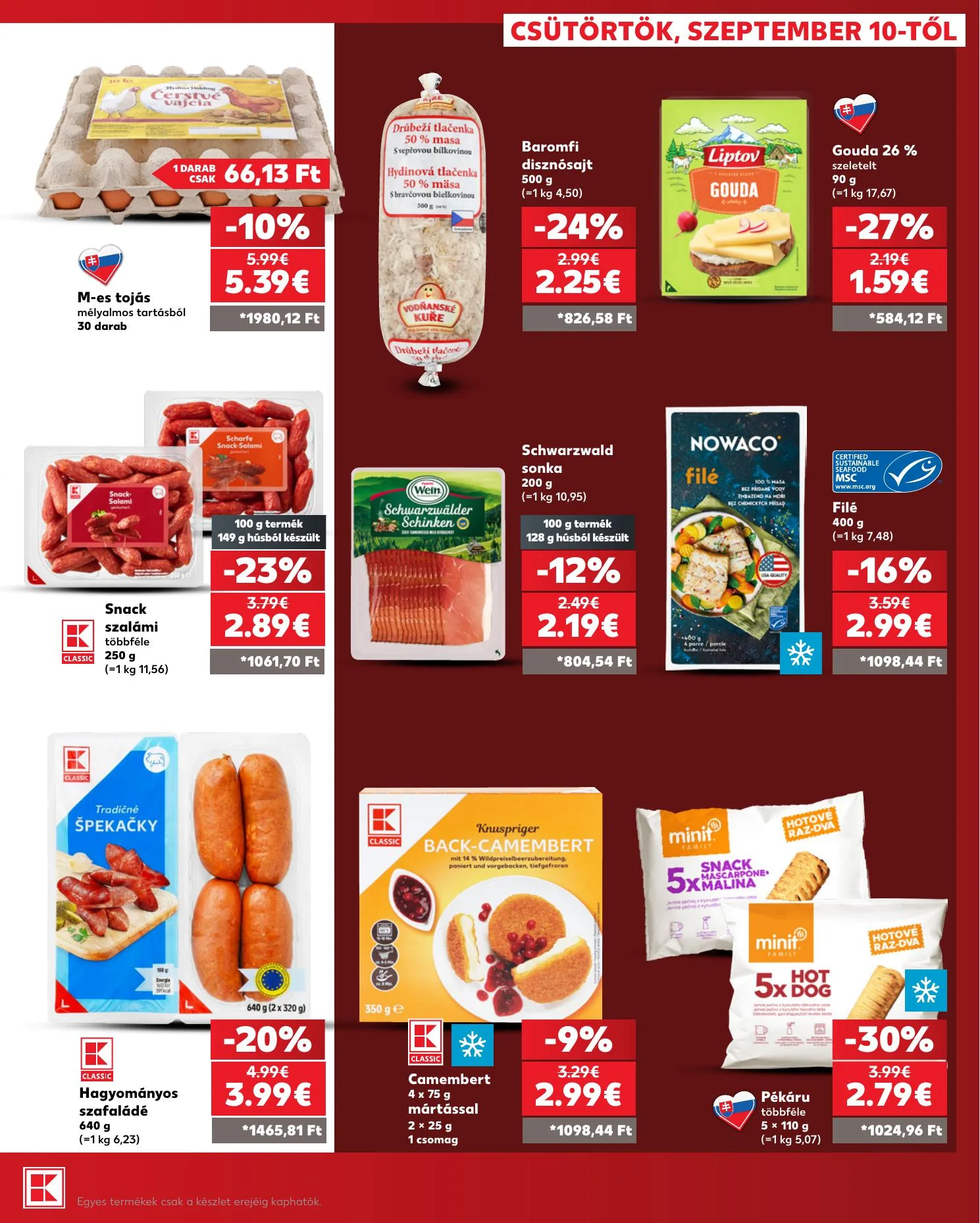 Kaufland akciós újság Szlovákia Pozsony Komarom 09.10–09.16 – 25. oldal