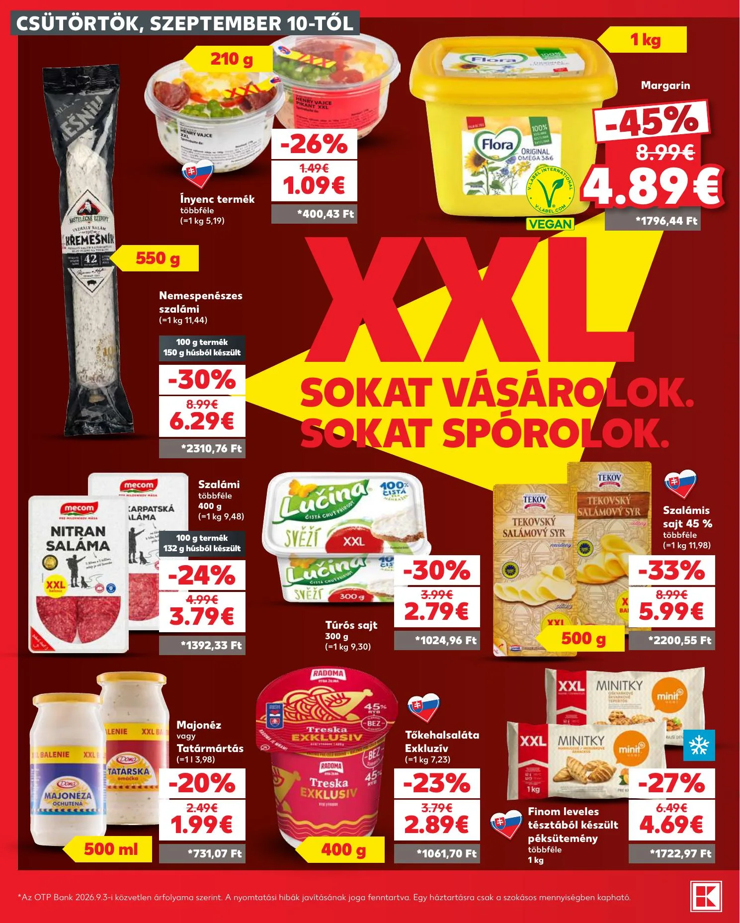 Kaufland akciós újság Szlovákia Pozsony Komarom 09.10–09.16 – 26. oldal