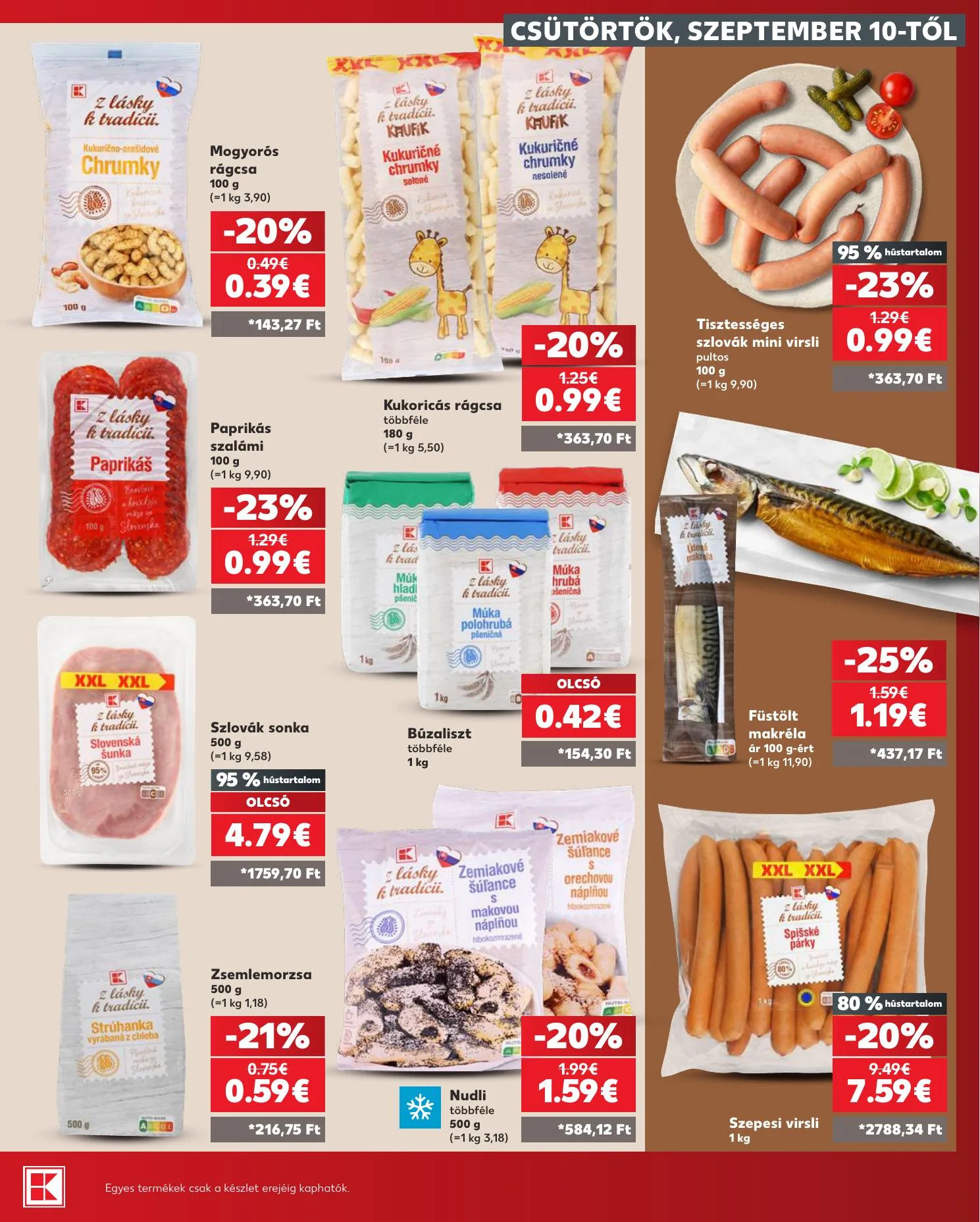 Kaufland akciós újság Szlovákia Pozsony Komarom 09.10–09.16 – 29. oldal