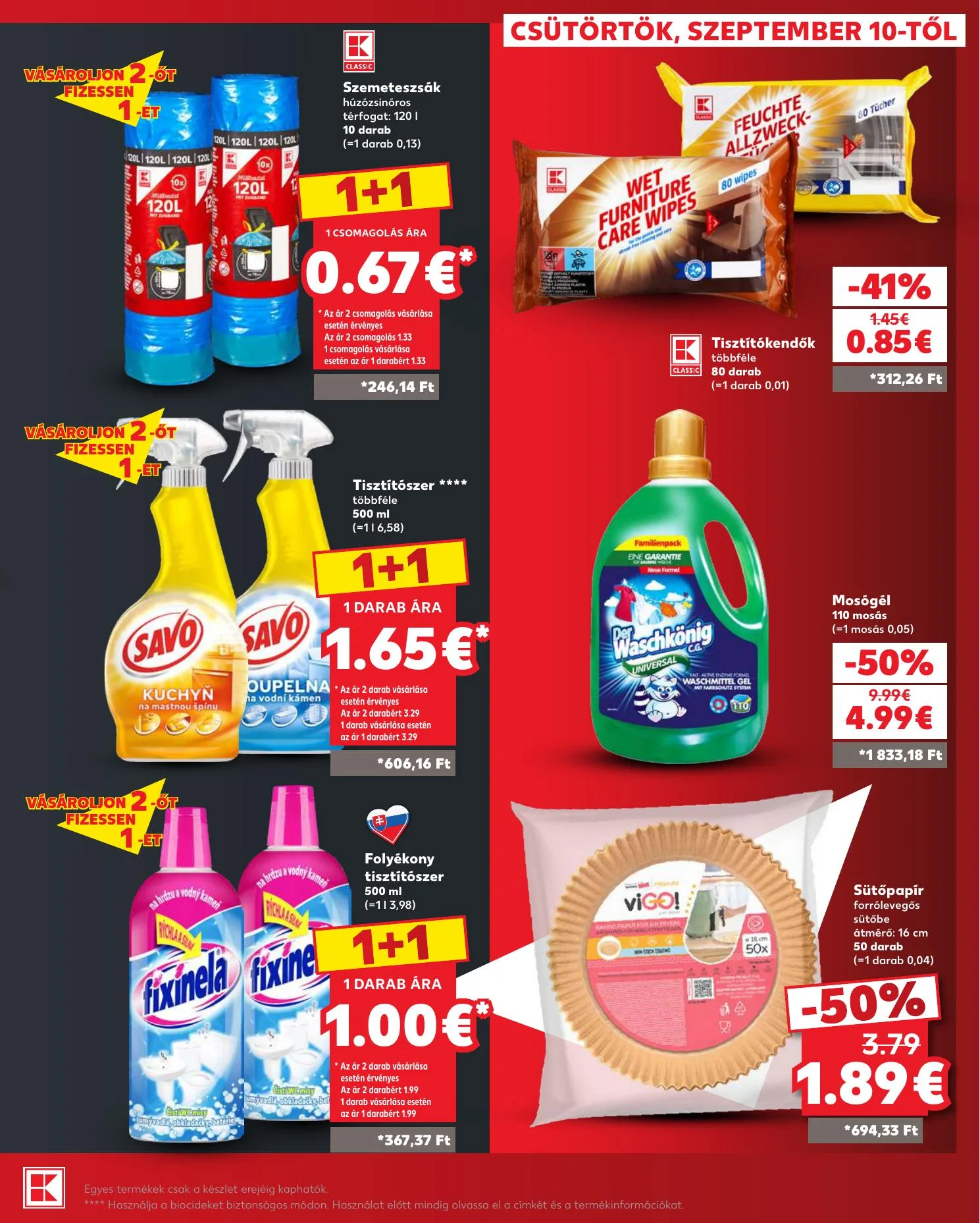 Kaufland akciós újság Szlovákia Pozsony Komarom 09.10–09.16 – 35. oldal
