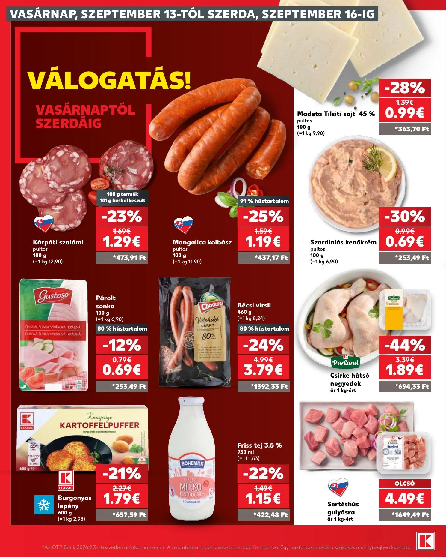 Kaufland akciós újság Szlovákia Pozsony Komarom 09.10–09.16 – 40. oldal
