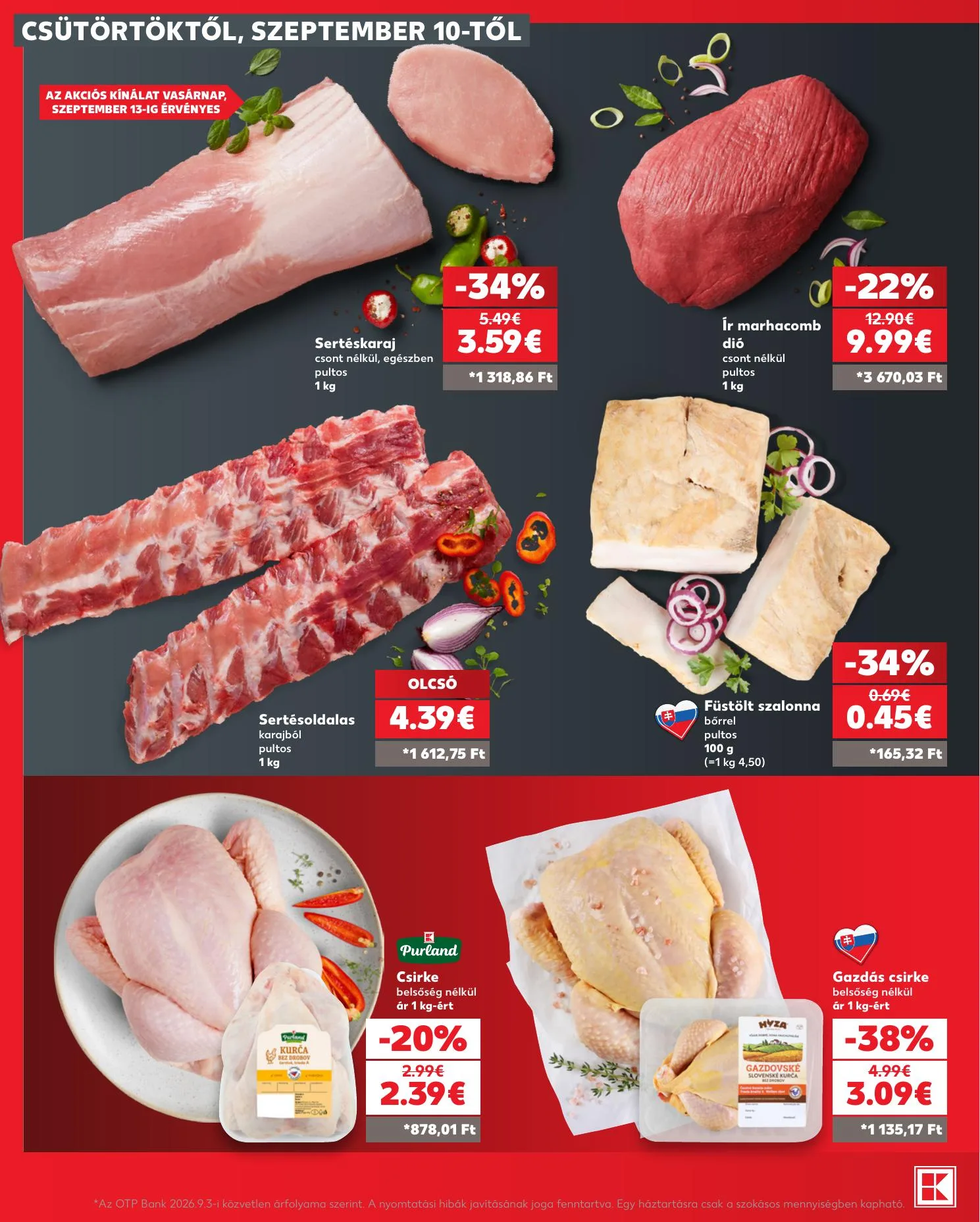 Kaufland akciós újság Szlovákia Somorja 09.10–09.16 – 12. oldal