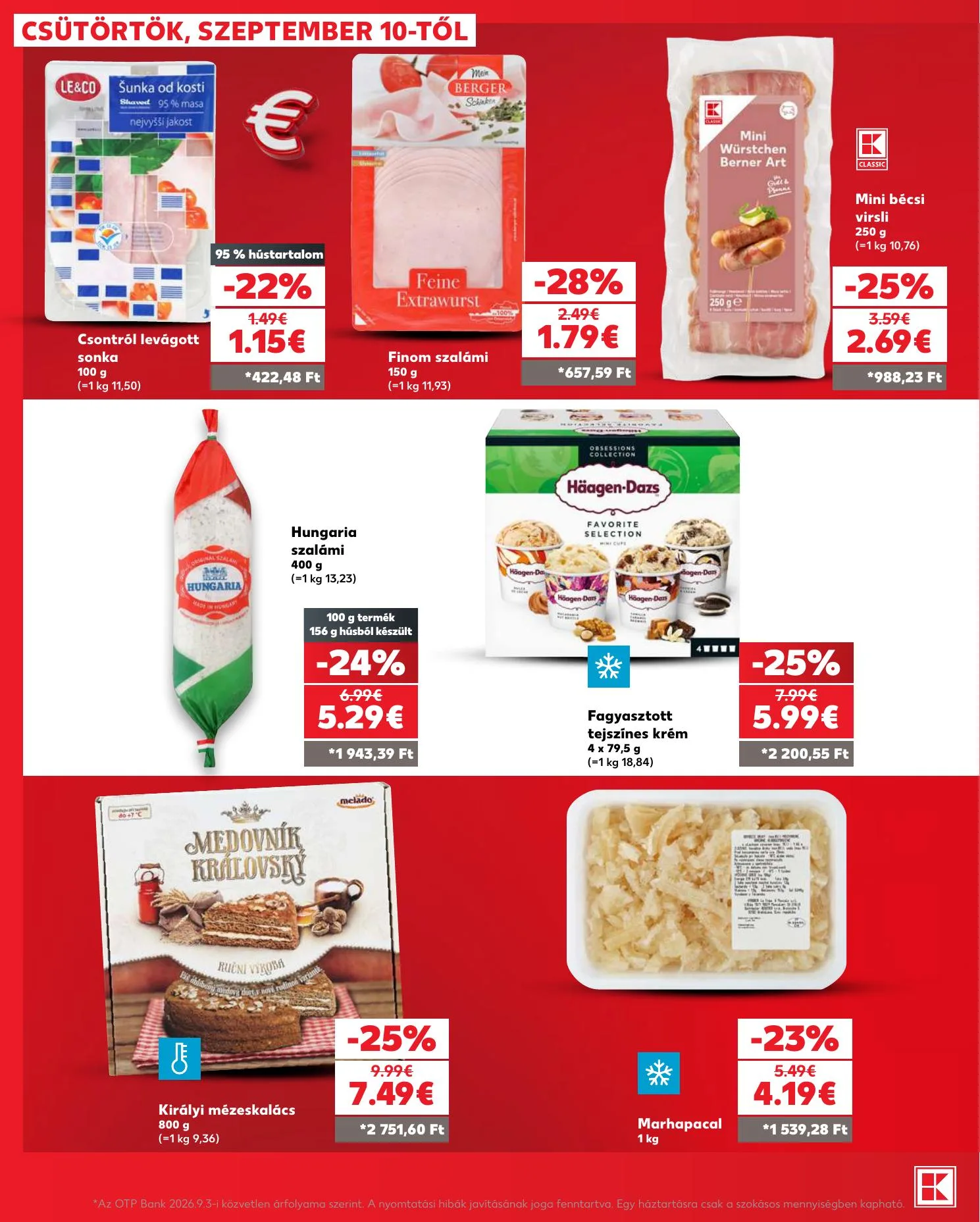 Kaufland akciós újság Szlovákia Somorja 09.10–09.16 – 18. oldal
