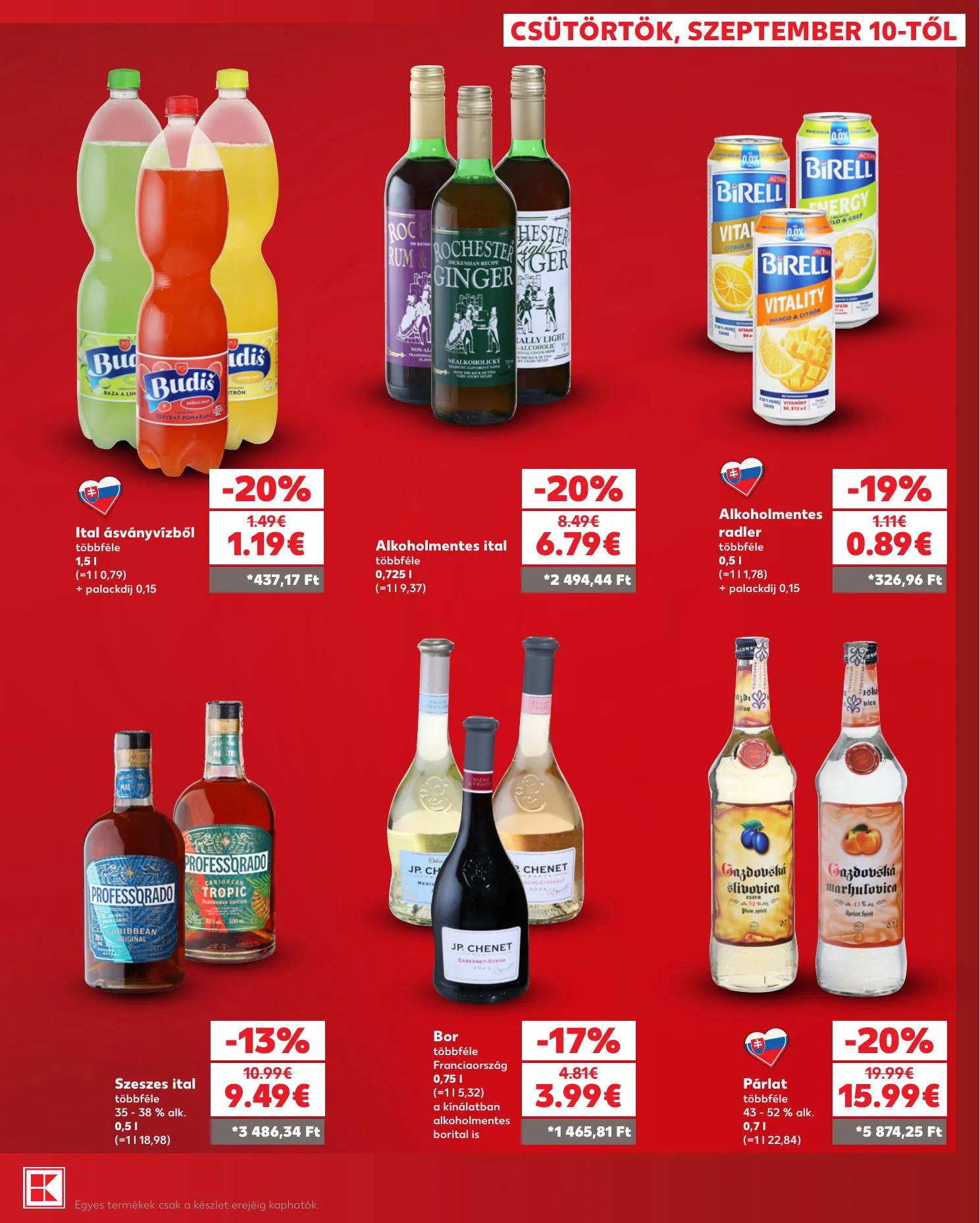 Kaufland akciós újság Szlovákia Somorja 09.10–09.16 – 21. oldal