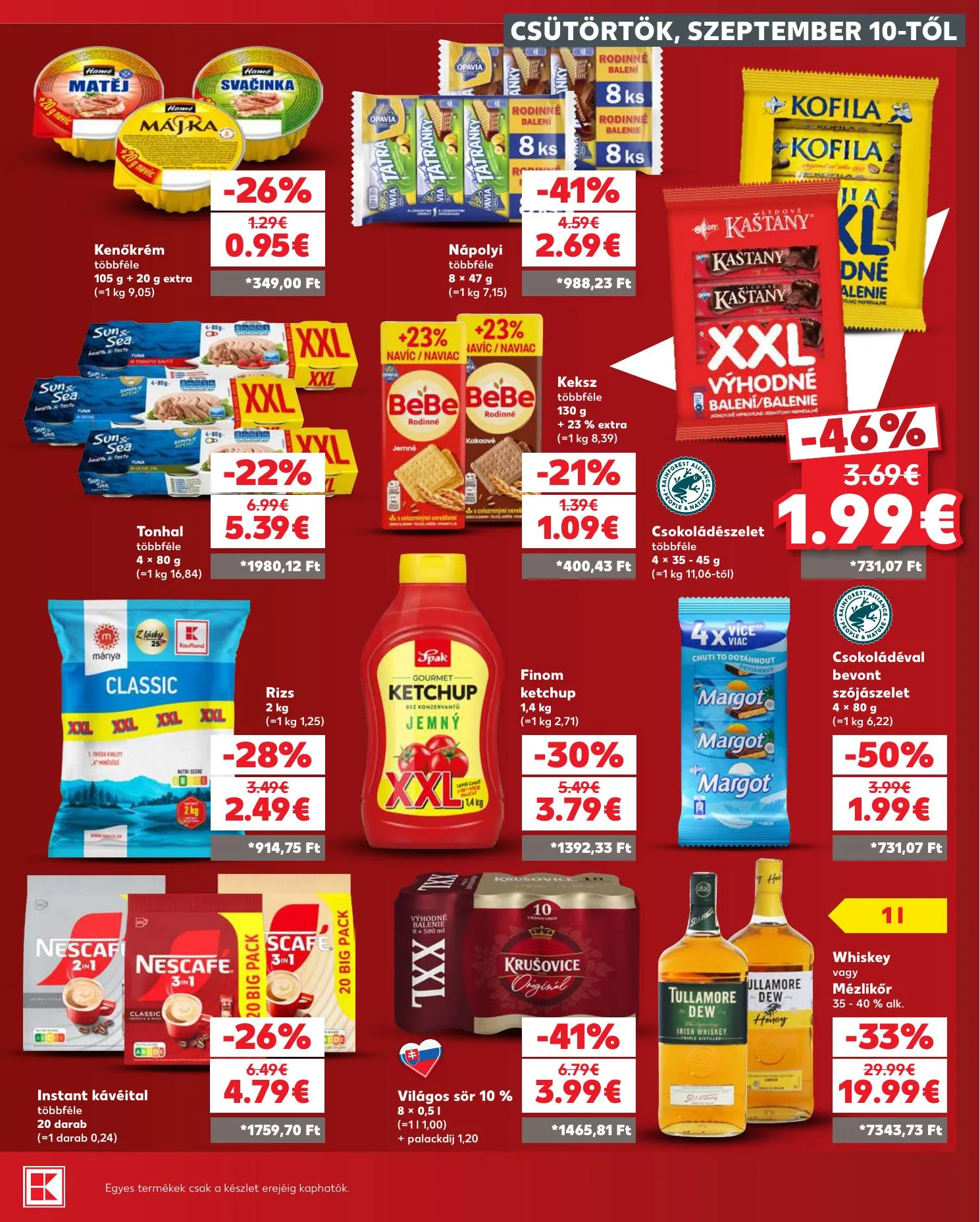 Kaufland akciós újság Szlovákia Somorja 09.10–09.16 – 27. oldal