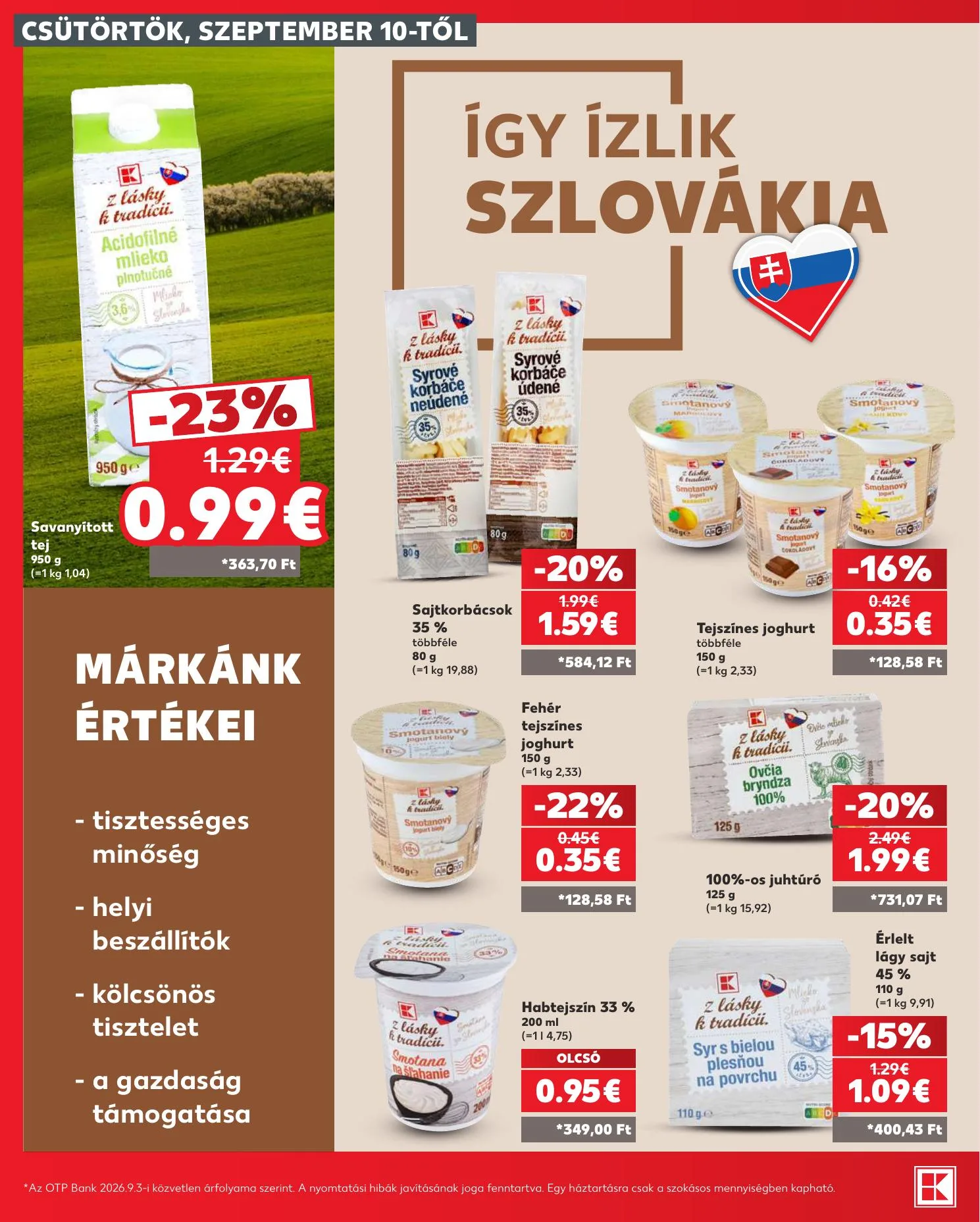 Kaufland akciós újság Szlovákia Somorja 09.10–09.16 – 28. oldal