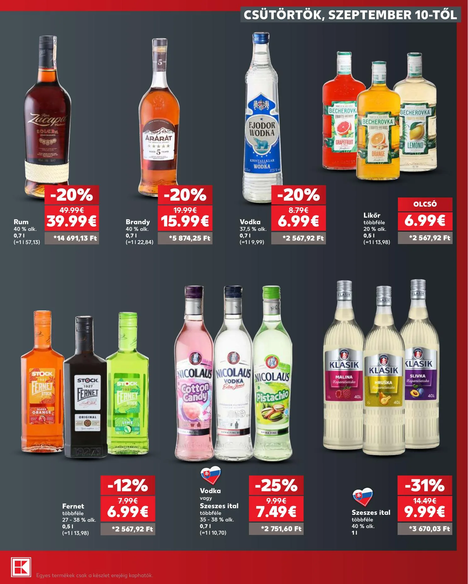 Kaufland akciós újság Szlovákia Somorja 09.10–09.16 – 33. oldal