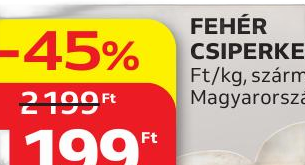 Fehér csiperkegomba