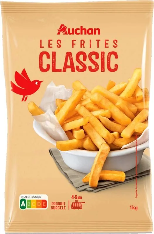 Auchan Les Pommes de Terre Grenaille gyorsfagyasztott apróburgonya