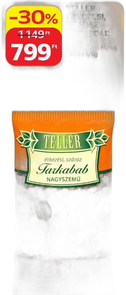 Teller étkezési száraz tarkabab