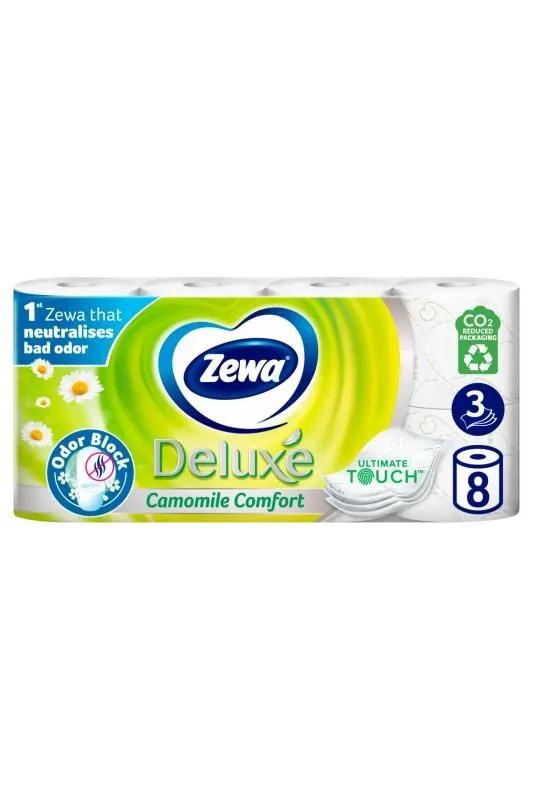 Zewa deluxe toalettpapír camomile comfort / lavender dreams