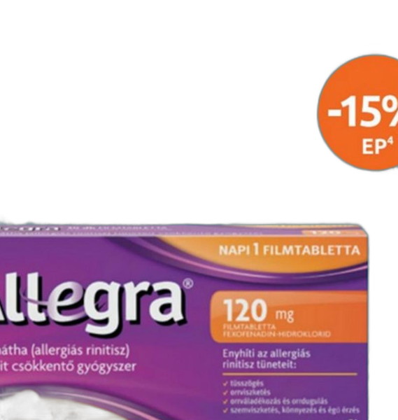 Allegra 120 mg filmtabletta, 30 db
