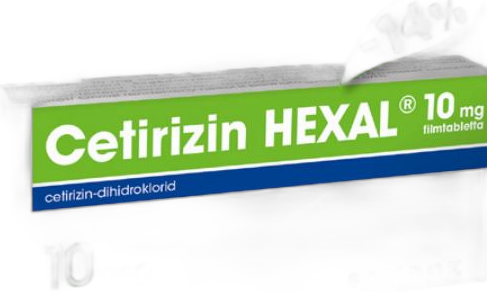 Cetirizin Hexal 10 mg filmtabletta